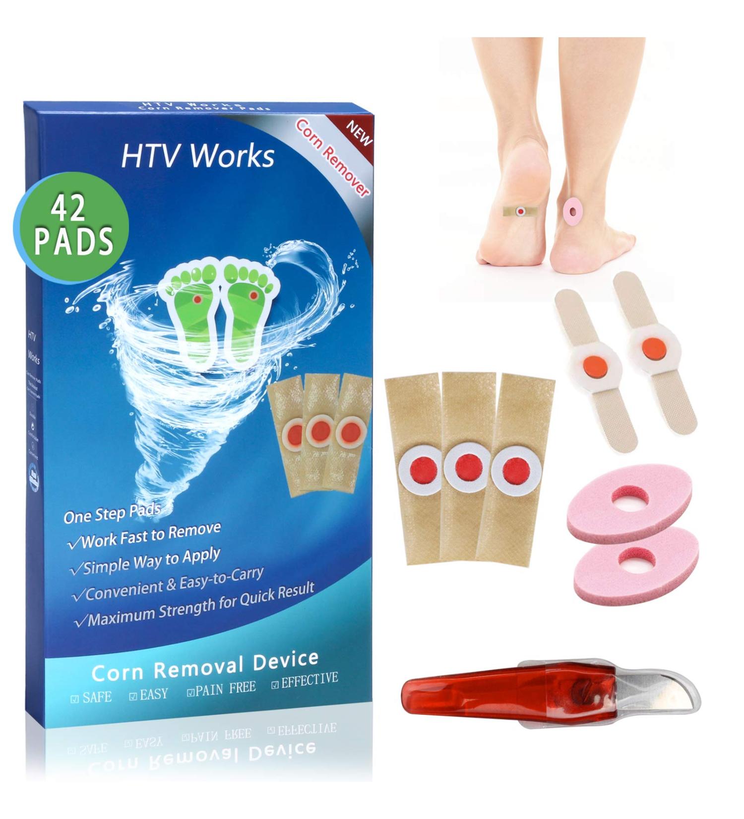Callus and Toe Corn Remover for Fast Relief and Protection - 42 Pads - Buy Online on GoSupps.com