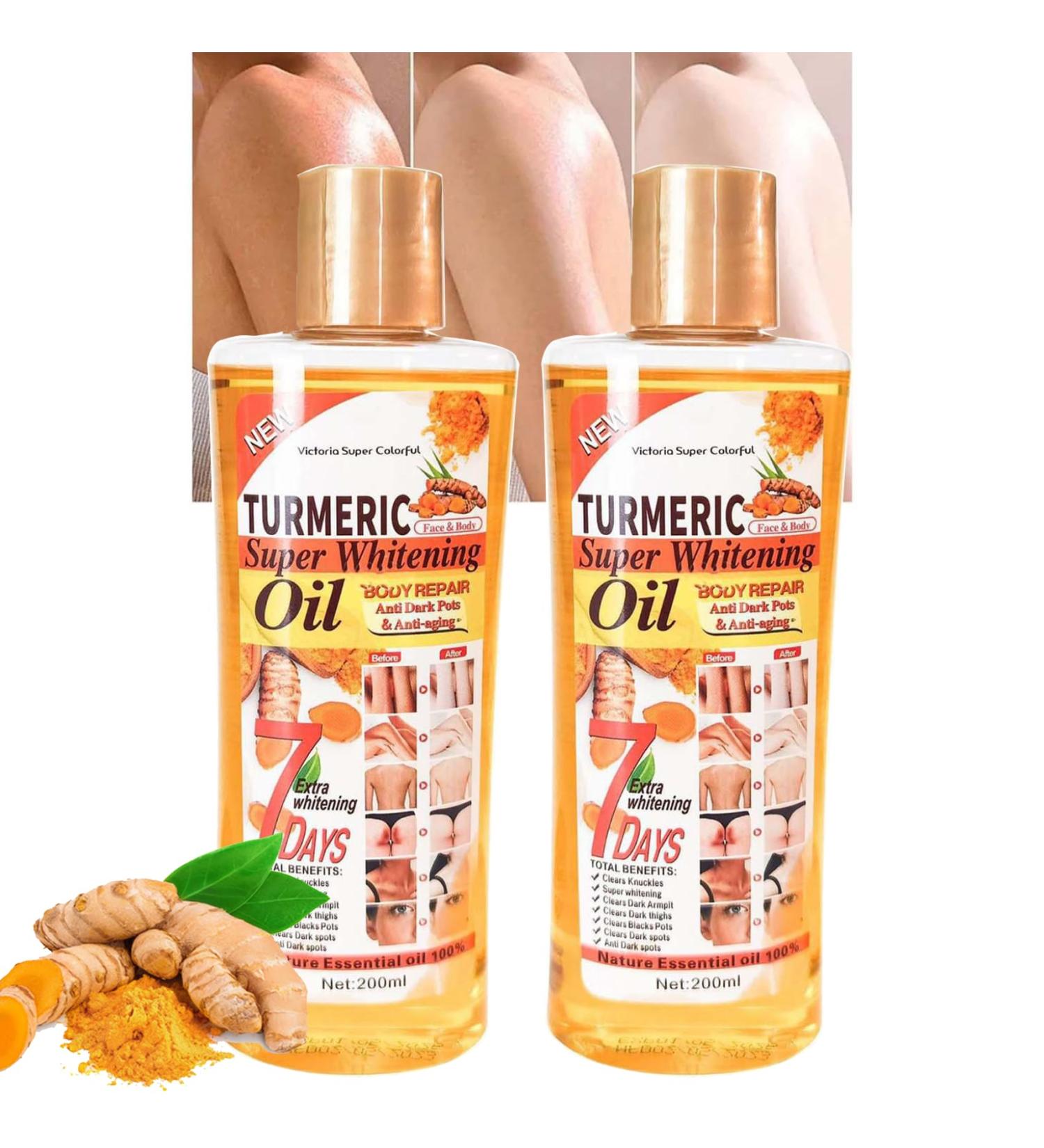 Soft 7 Turmeric Oil Super Whitening Oil Veetgold Body Oils Turmeric Oil Super Whitening Oil 7 Days Turmeric Oil For Lightening Dark Skin Turmeric oil Super Whitening Oil Body Repair (2) - Buy Online on GoSupps.com