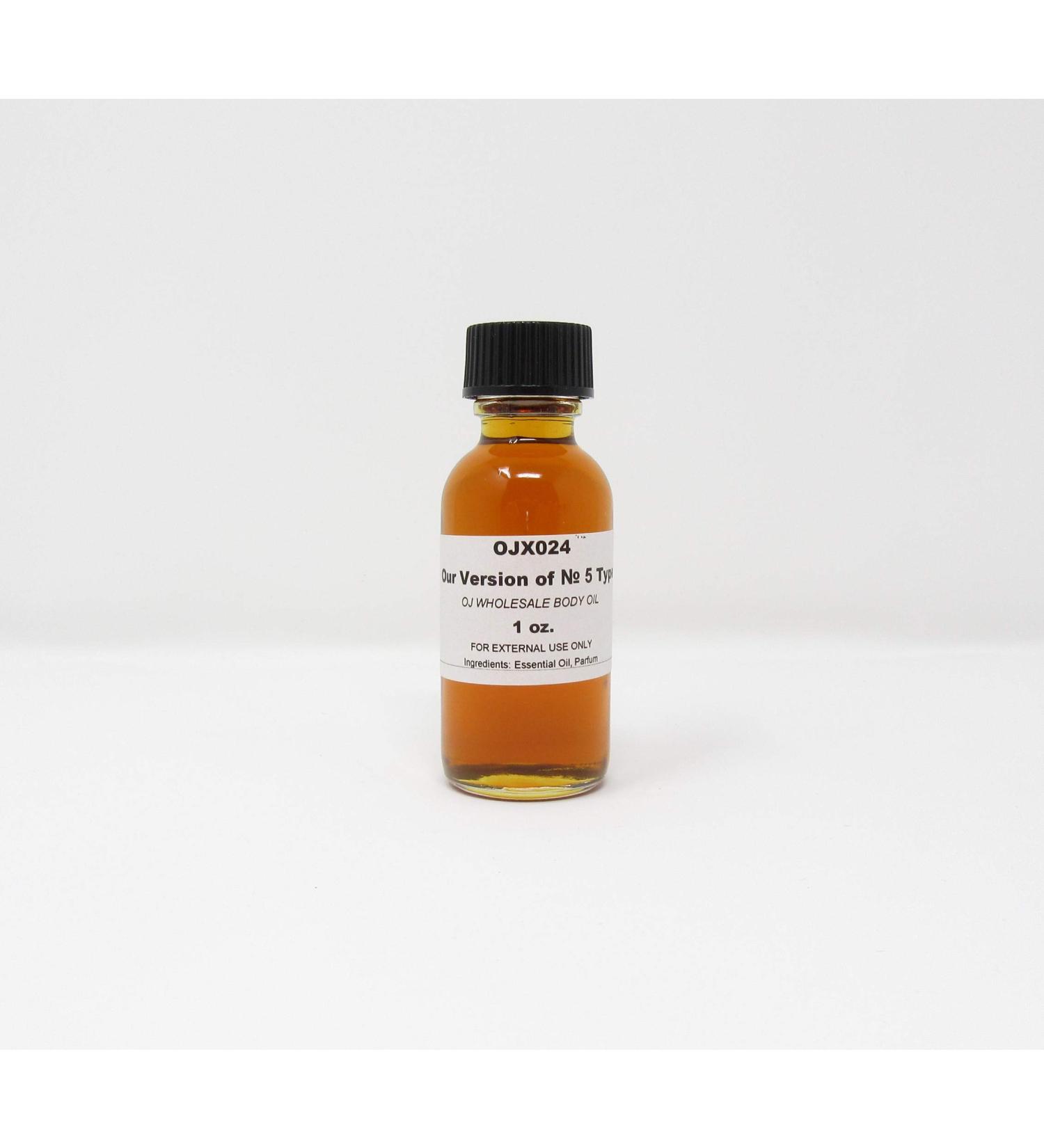 Premium Fragrance Body Oil (OJX 024 Our Version of No 5 Type 1 oz.)