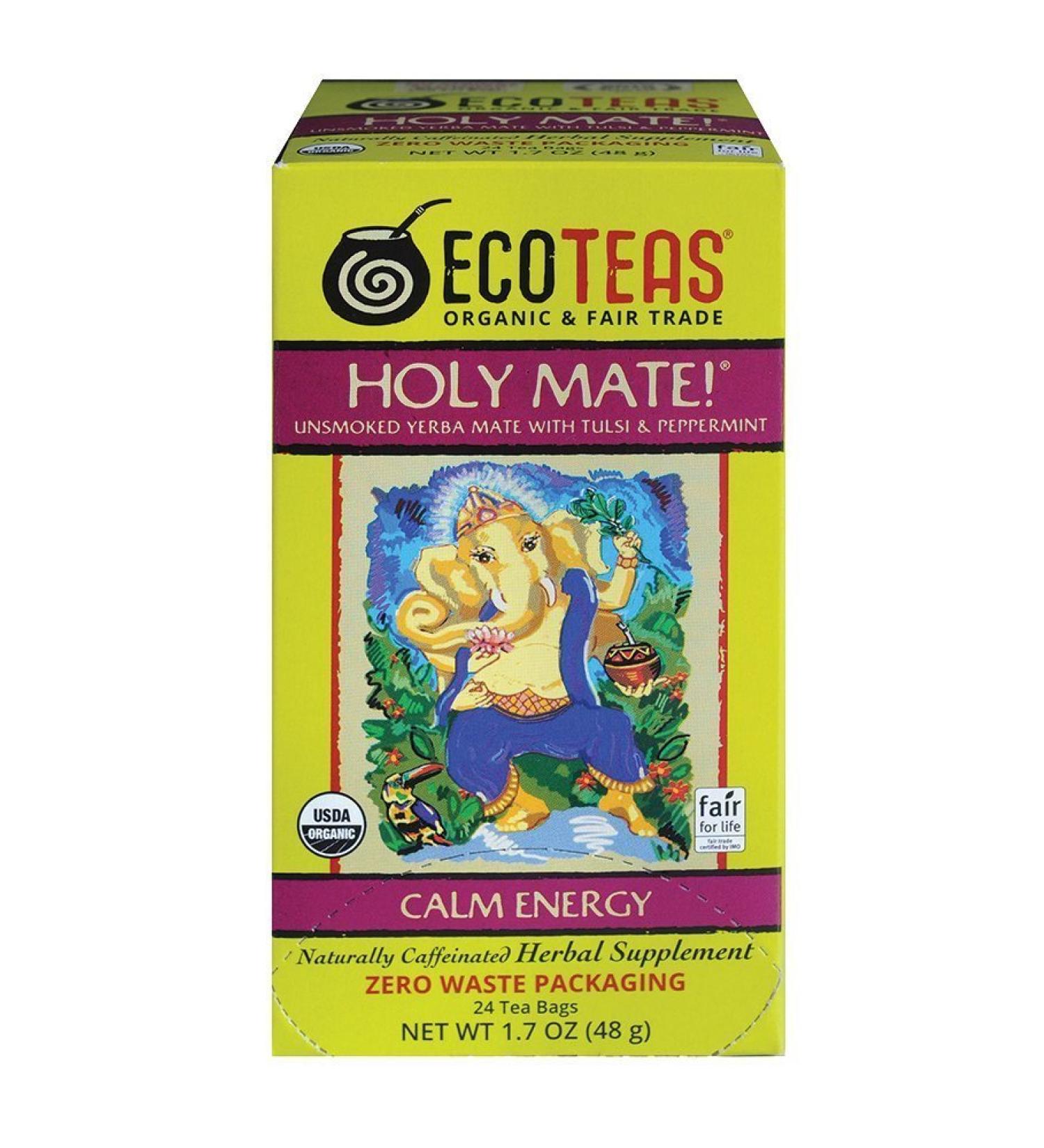 EcoTeas Holy Mate Calm Energy 24bags