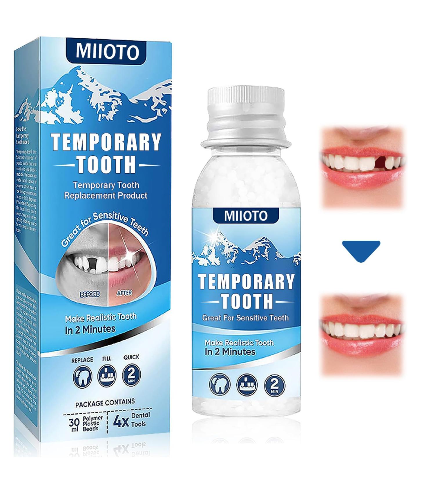 Buy Moldable False Teeth | Temporary Tooth Repair Kit & Dental Repair Set - Buy Online on GoSupps.com