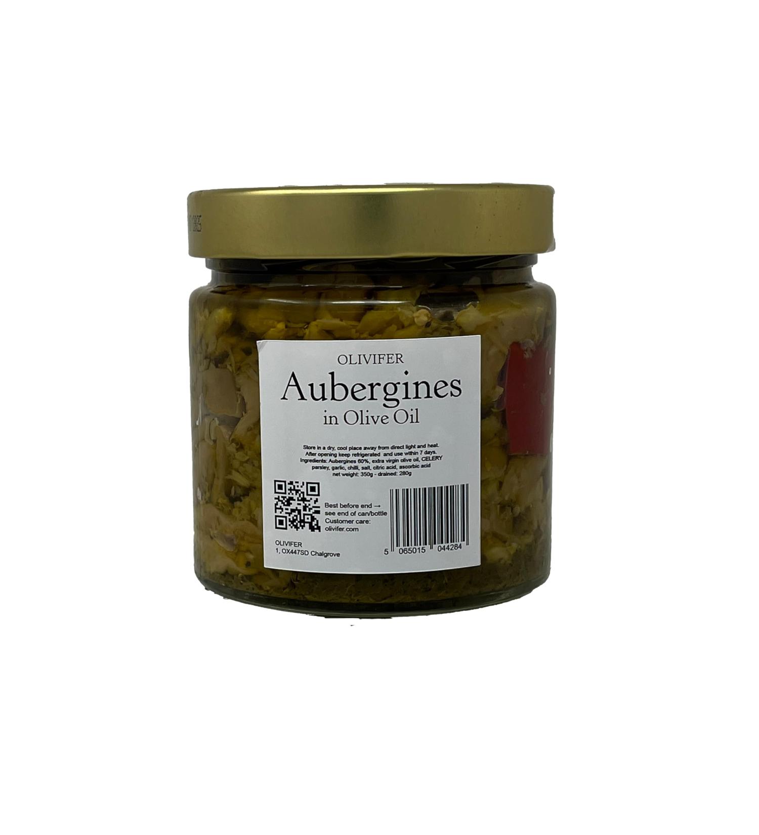 Olivifer Aubergines in Olive Oil 350g