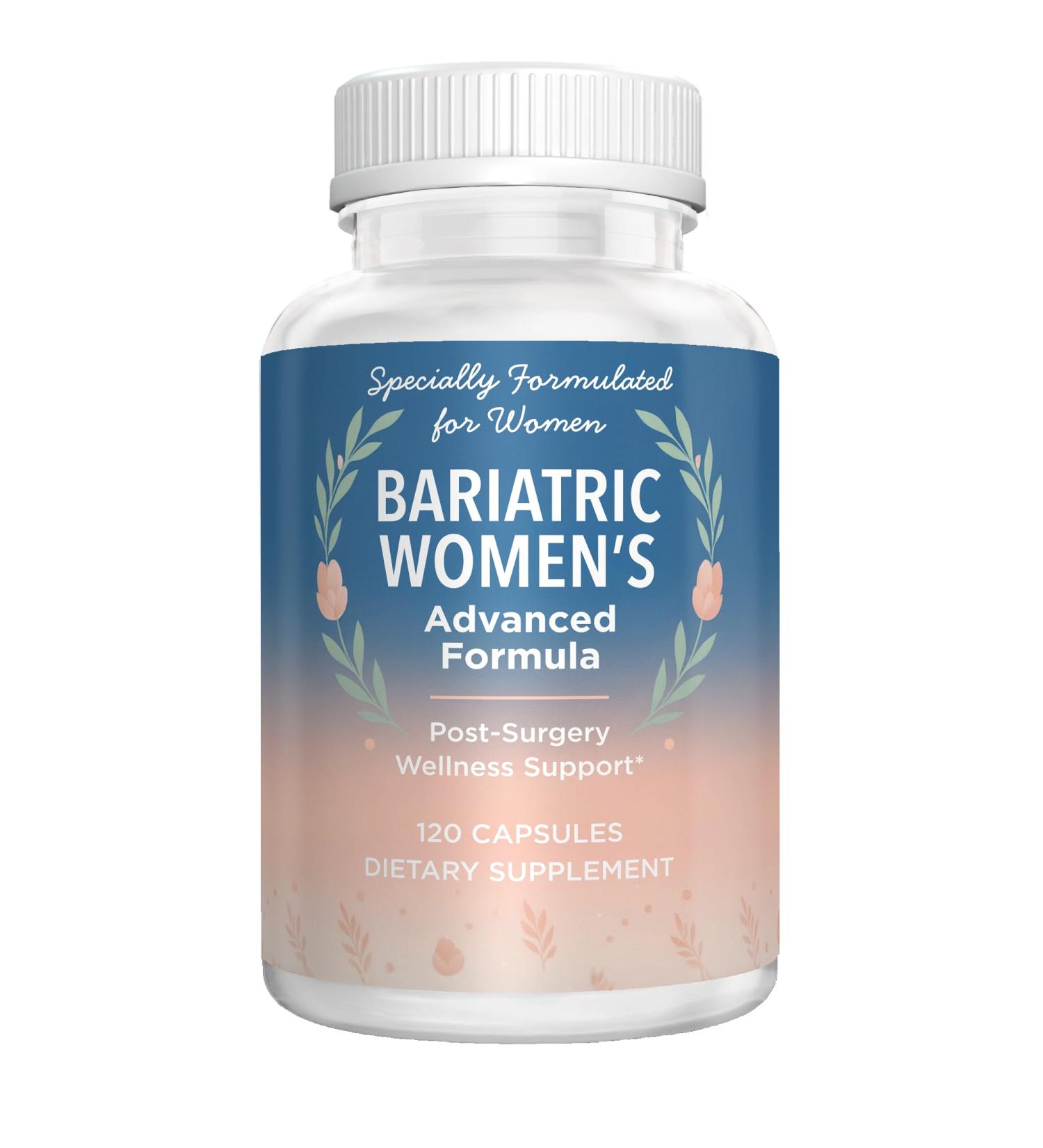 Allotro Labs Bariatric Women s Advanced Formula Liquid Multivitamin for Women After Bariatric Surgery, 120 Capsules (60-Day Supply) Gentle on Stomach, Fast Absorption, 42 Superfood Blend - Buy Online on GoSupps.com