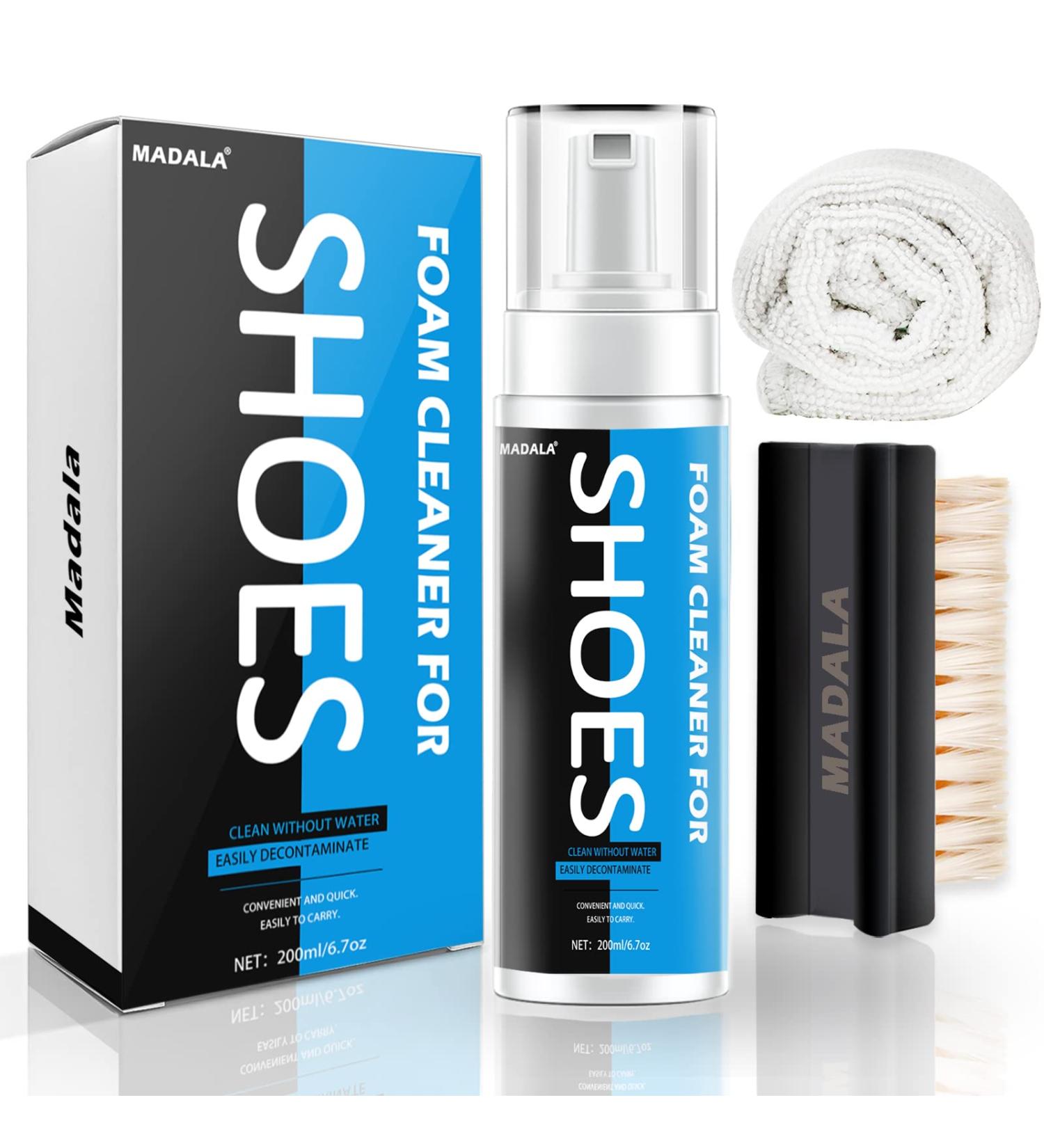Madala Shoe Cleaner Kit - 200ml Sneaker Cleaning Solution for Leather, Nubuck, Suede, and Whites - Buy Online on GoSupps.com
