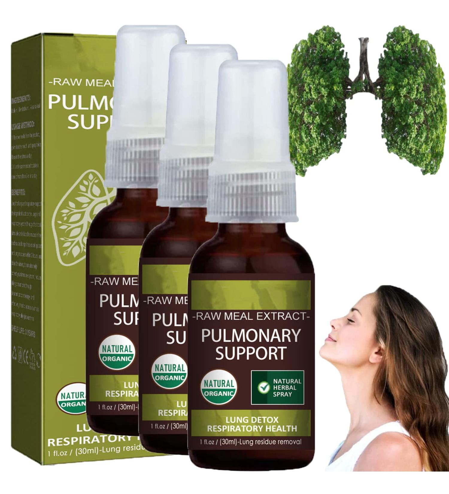 NUANYOYO Fivfivgo Natural Lung Support Spray - Herbal Cleansing Formula | Promotes Lung Strength - Pack of 3 - Buy Online on GoSupps.com
