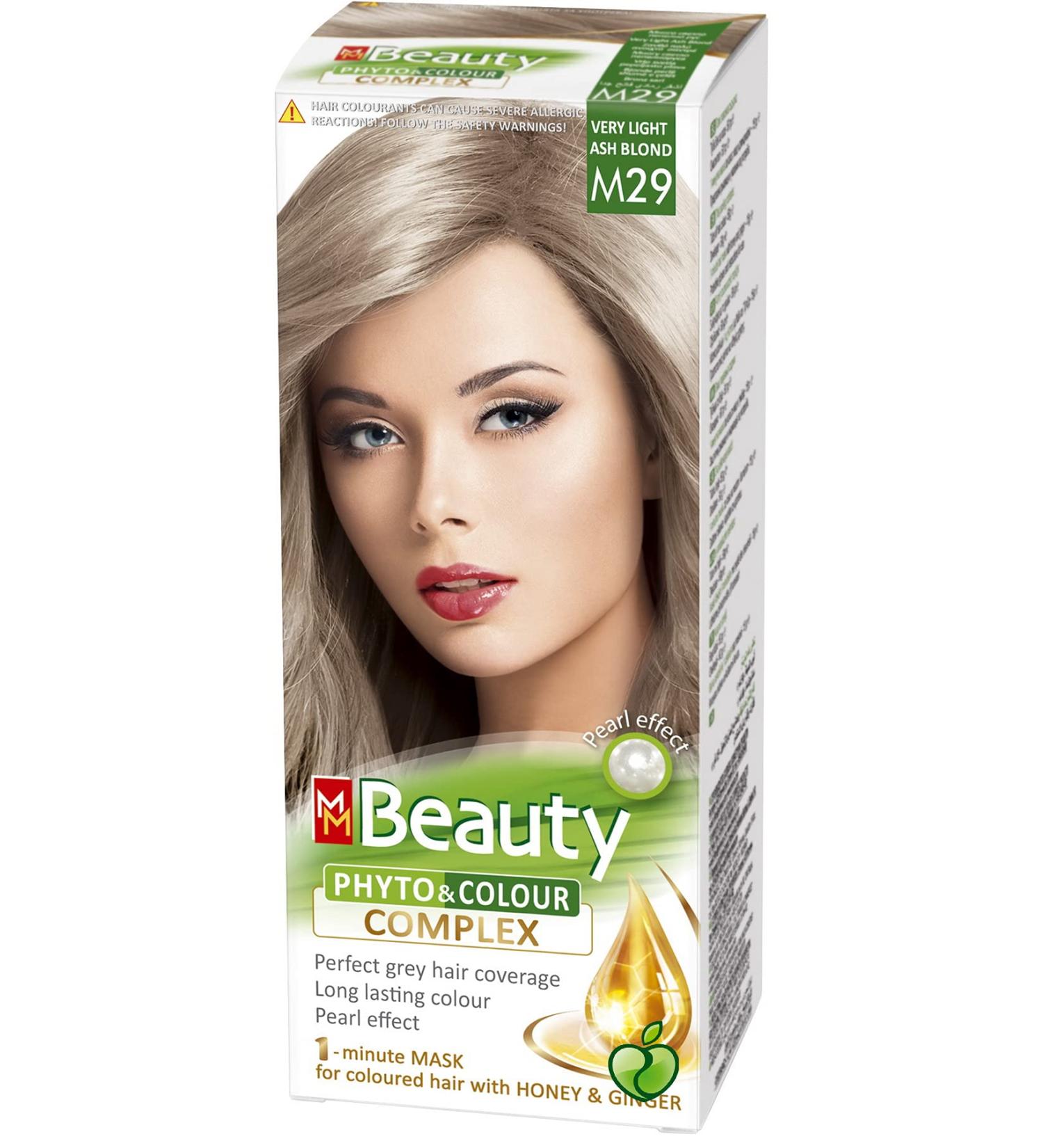 MM Beauty Permanent Hair Color MM Beauty Phyto & Color 125g - M29 Very light ash blonde