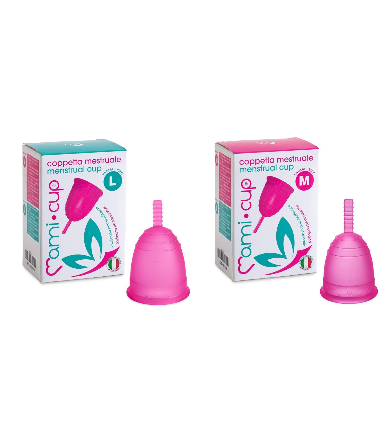 Buy MamiCup Kit Menstrual Cup M+L (Pink) Soft & Flexible Reusable Medical Silicone for Ultimate Comfort & Eco-Friendly Periods - Buy Online on GoSupps.com