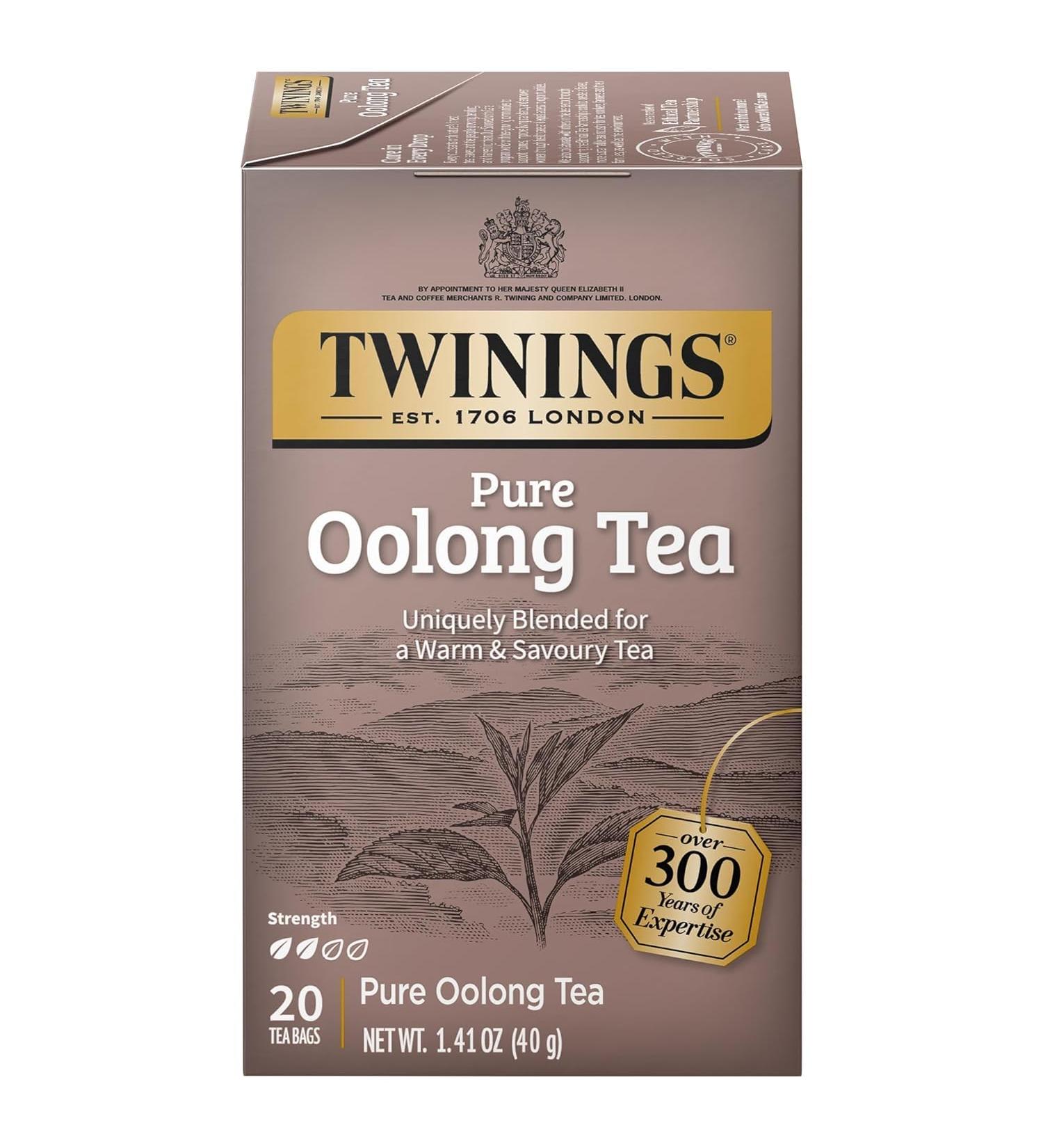 Buy Twinings Pure Oolong Tea - Golden Caffeinated Tea Bags (20 Count) - Best International Shipping - Buy Online on GoSupps.com