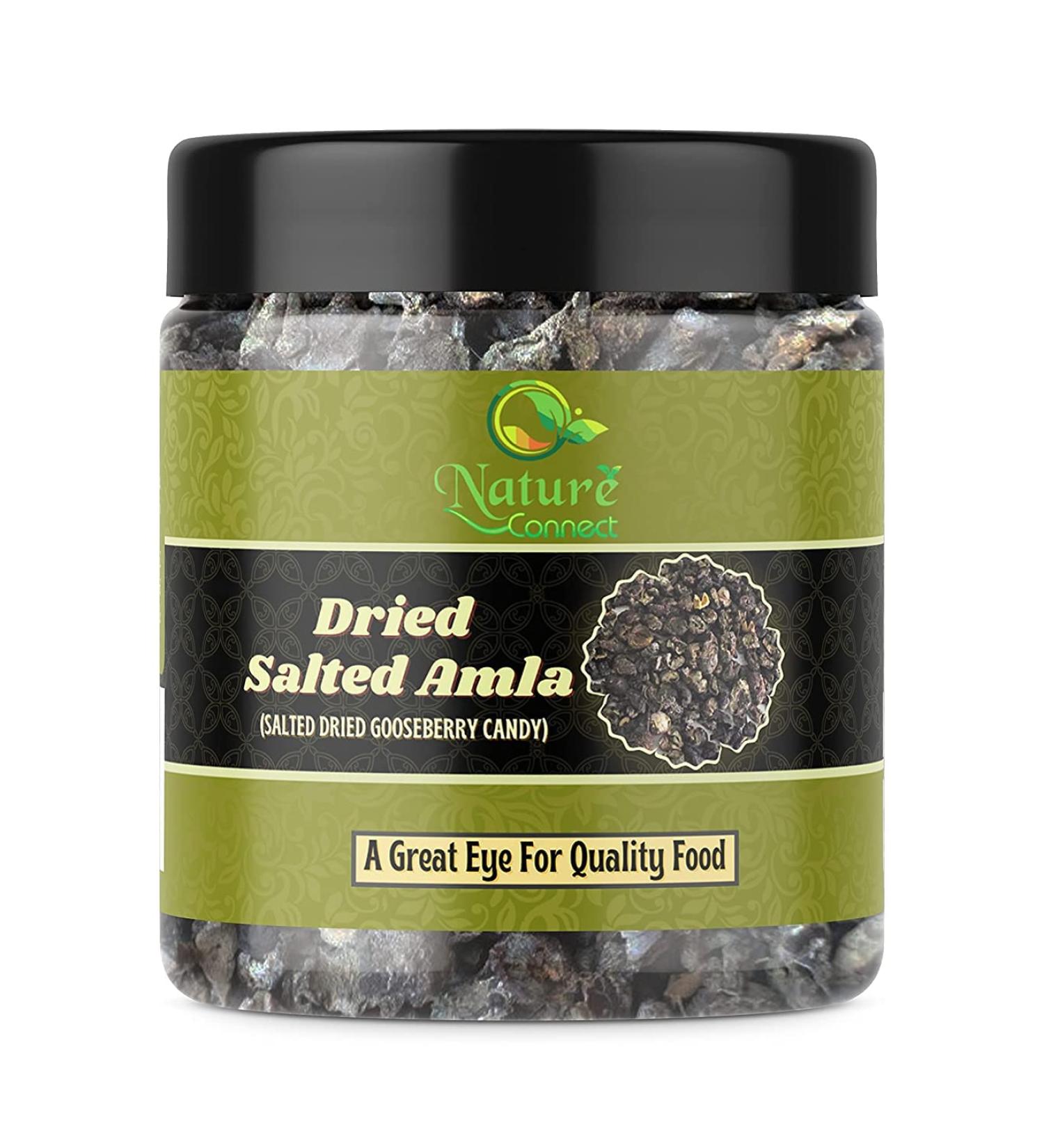 Nature Connect Dried Salted Amla 250 gm| Gooseberry Sukha Amla_Packing May Vary