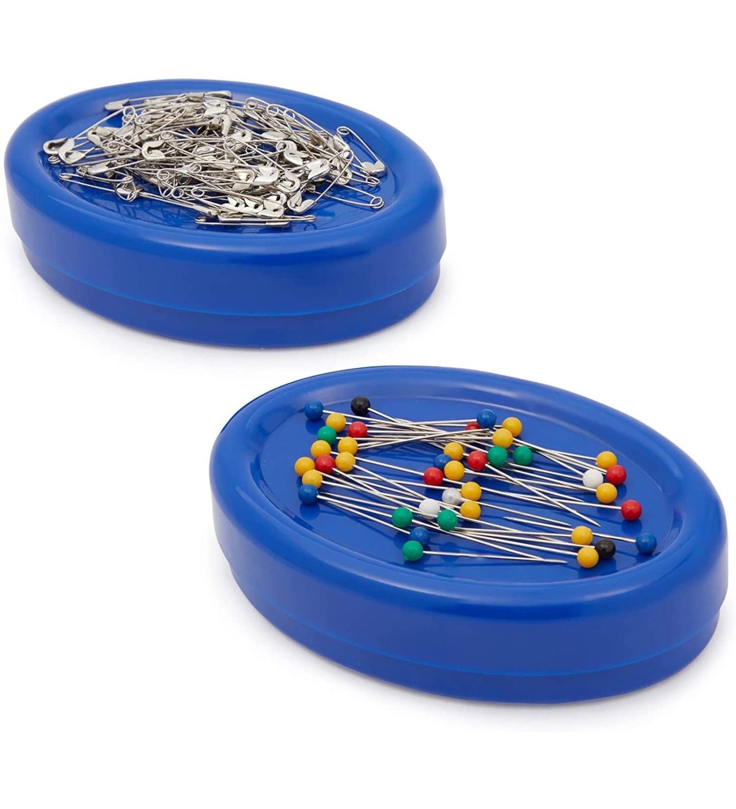 Juvale Magnetic Pin Cushion Sewing Tools - Blue 2 Pack - Buy Online on GoSupps.com
