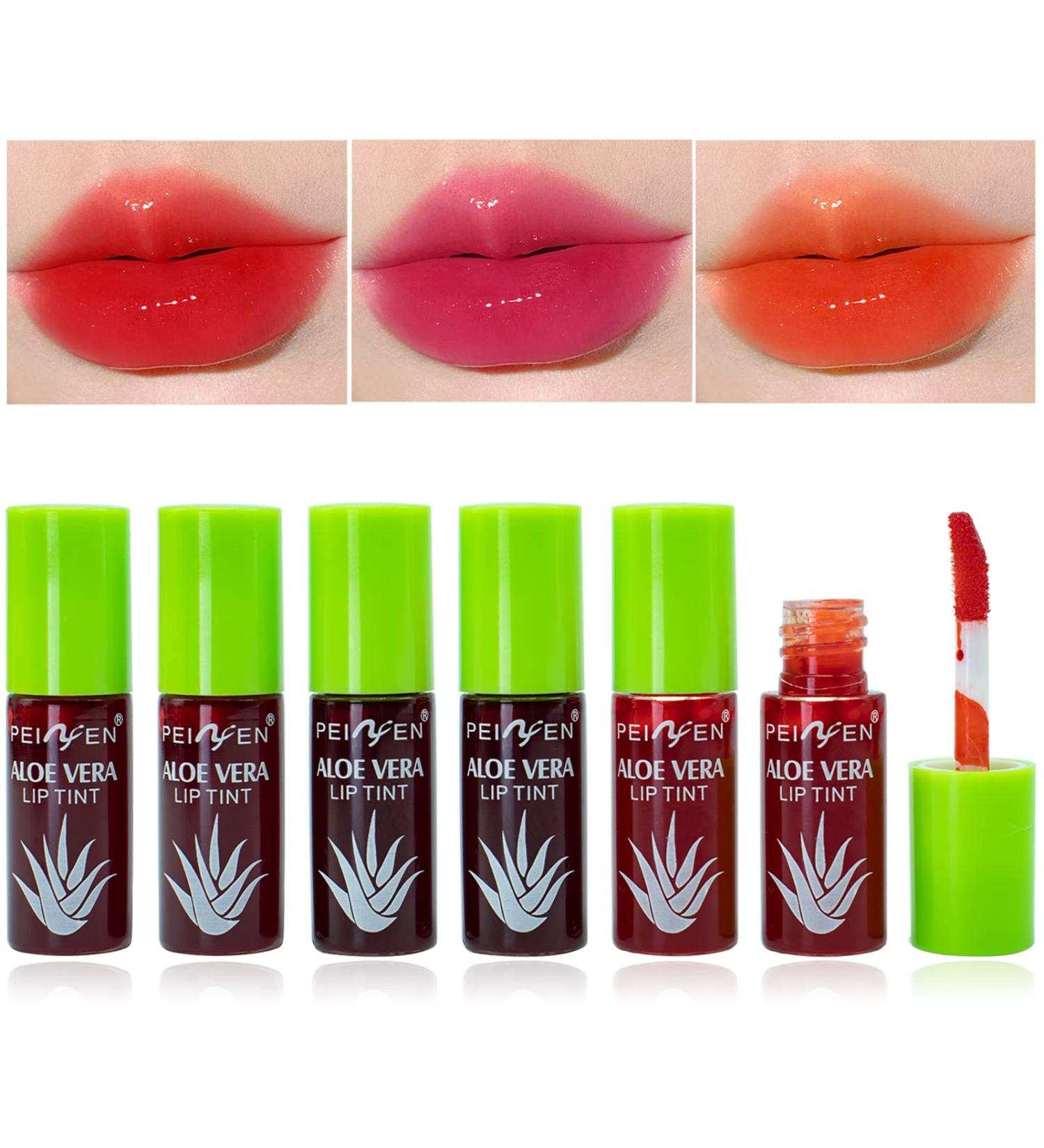 Korean Water-Based Lip Stain Set - Vivid Colors, Long-Lasting, Waterproof, Non-Stick Cup Formula - Buy Online on GoSupps.com