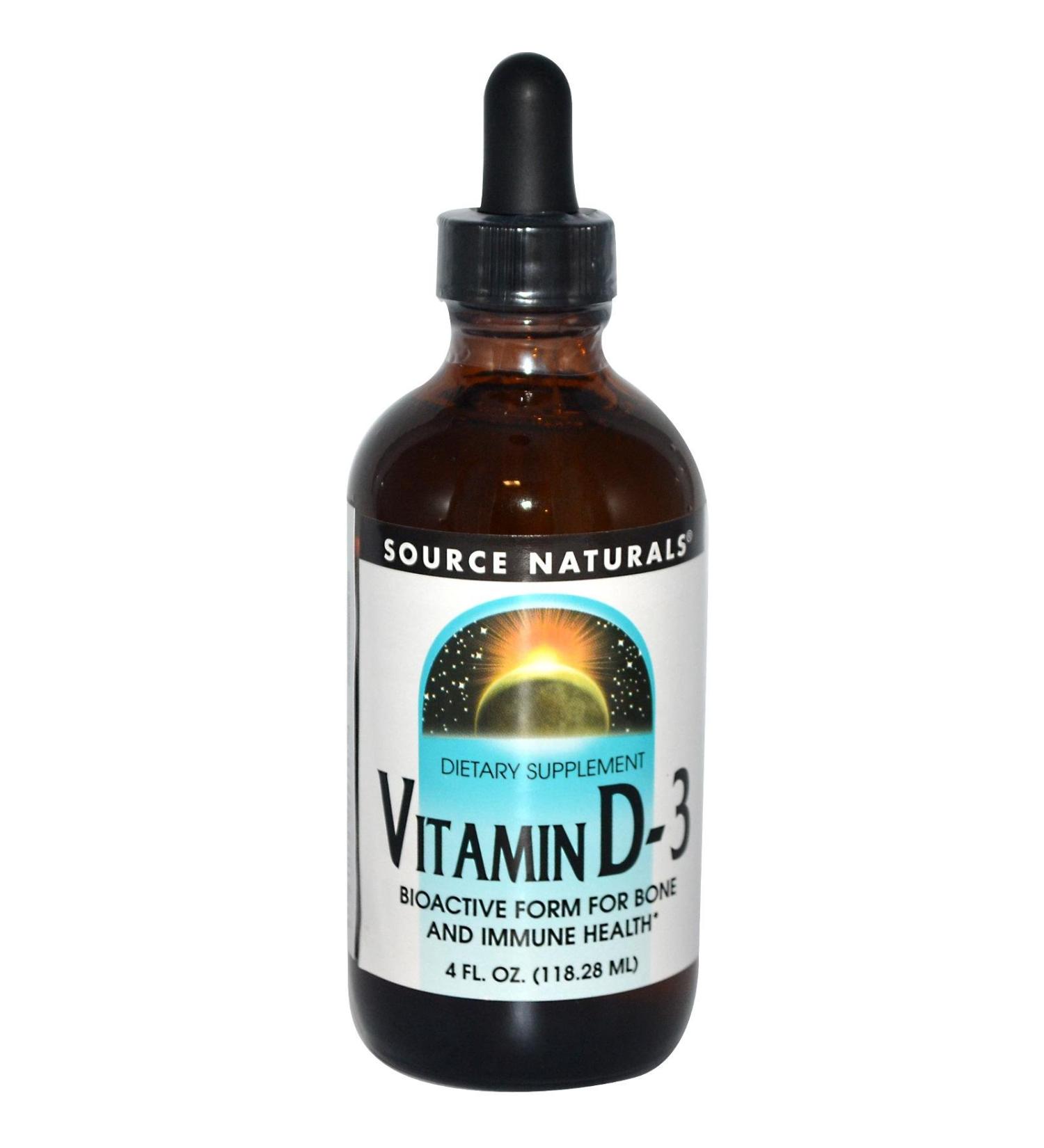 Source Naturals Vitamin D-3 4 fl oz (118.28 ml)