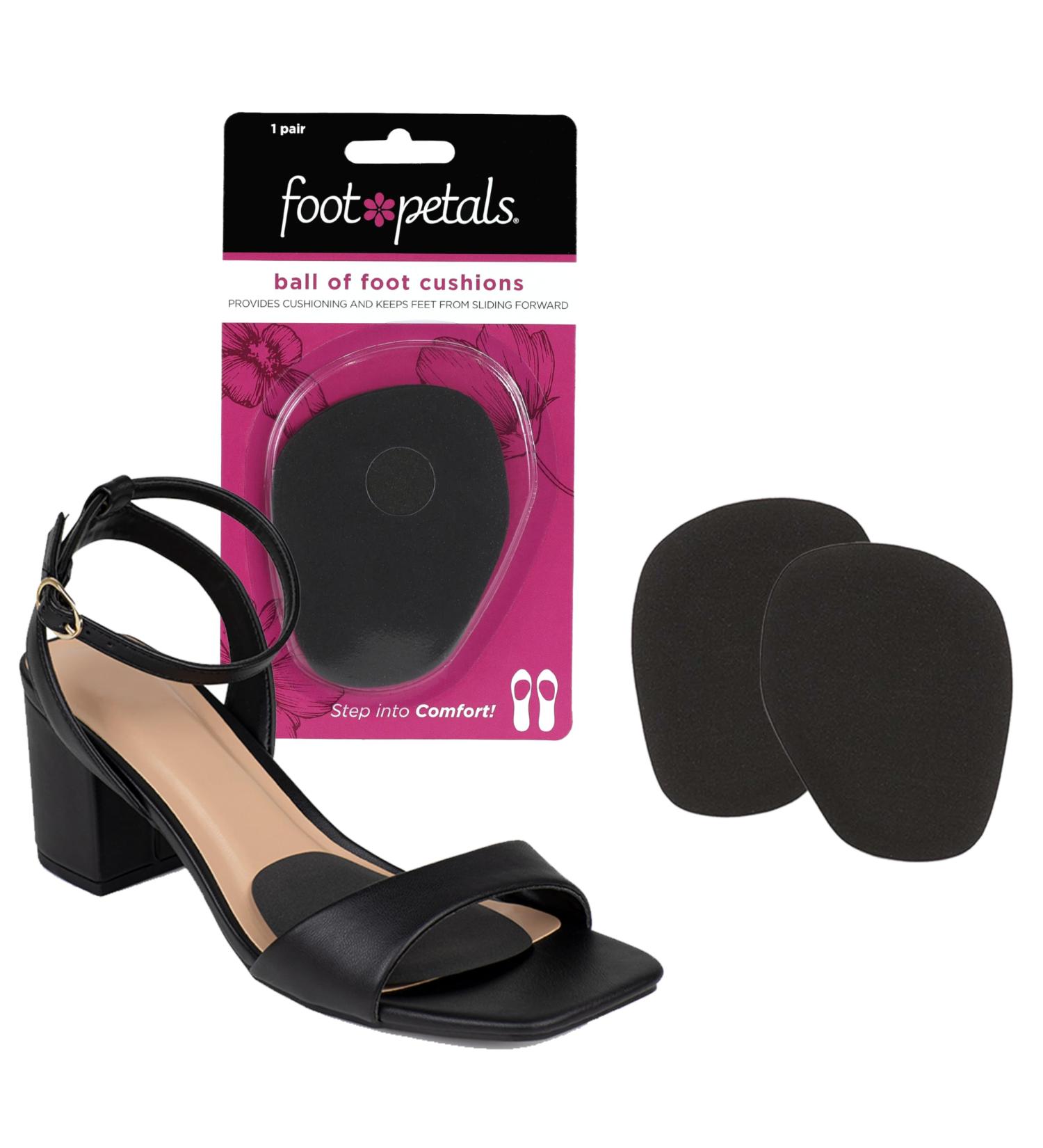 Buy Foot Petals Fancy Feet Women's Foot Cushions Black 1 Pair | International Shipping Available - Buy Online on GoSupps.com