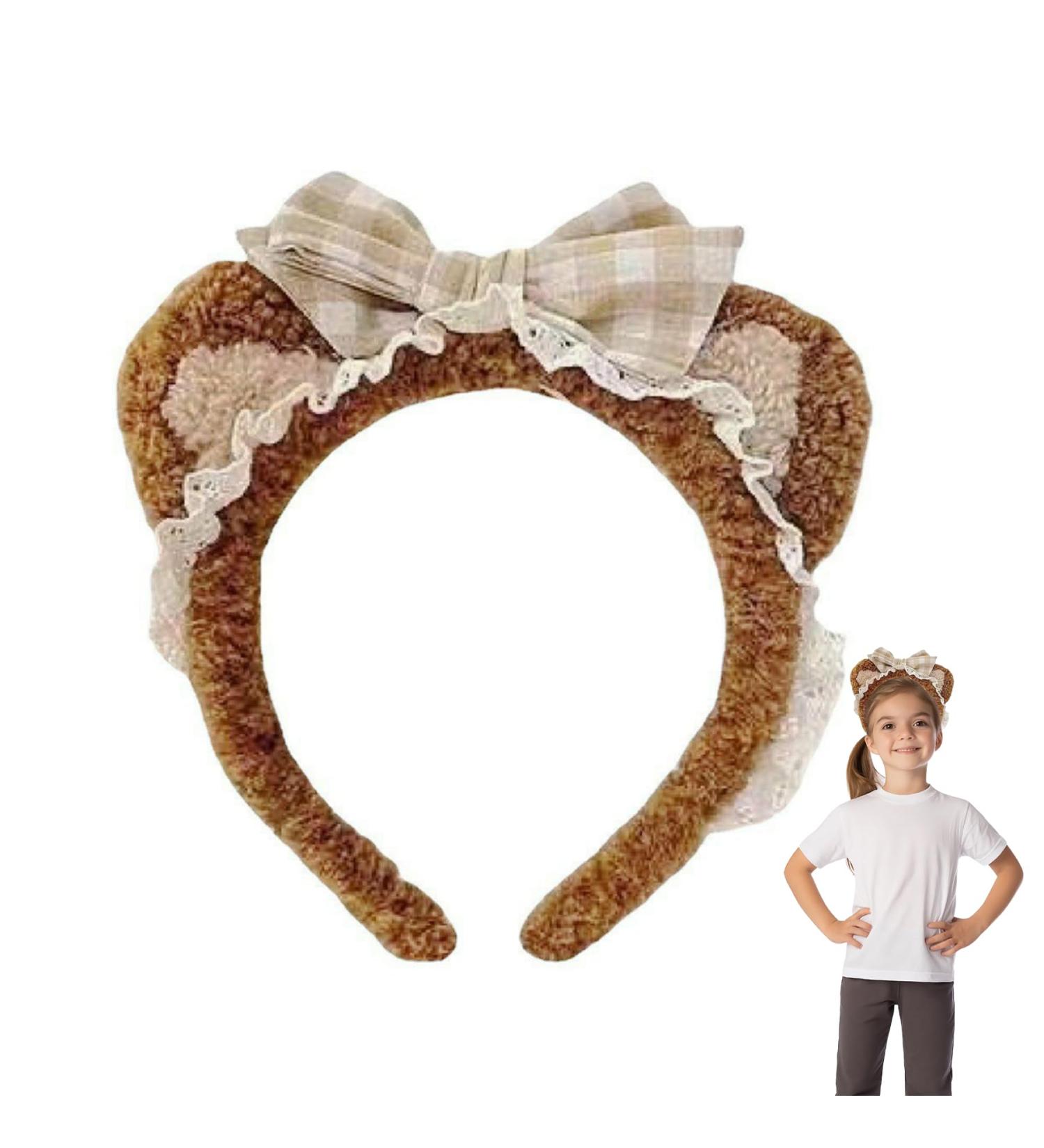 Bear Ears - Bear Ears Headband Brown Bear Ears Brown Ears Headband Bear Accessories Kids Bear Ears Headband Baby bear Ears Headband Adult Brown Bear Animal Ears Headband Kids Kids Ear Headband - Buy Online on GoSupps.com