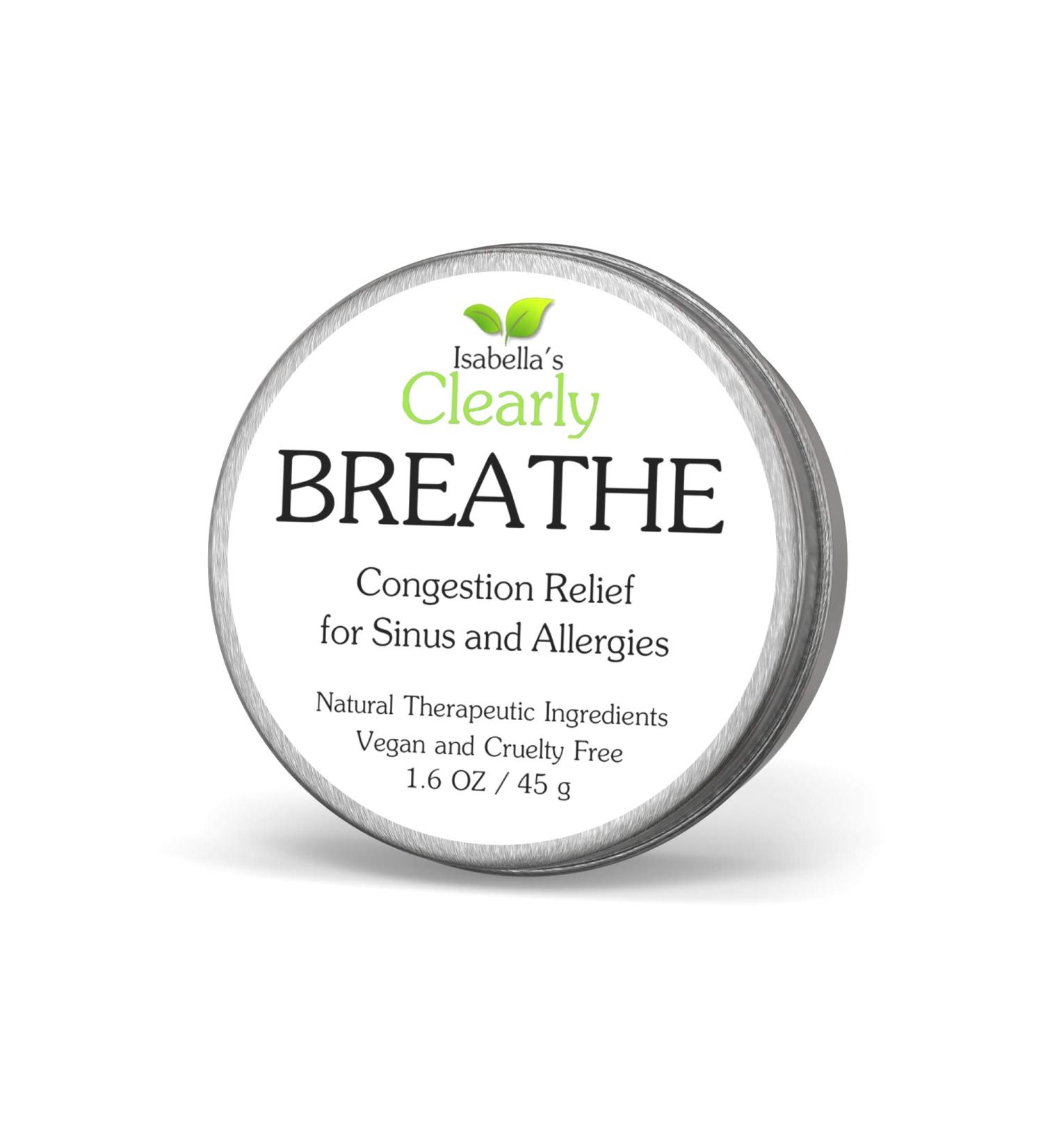 Clearly Breathe: Natural Constipation Sinus & Allergy Relief | Aromatherapy Blend with Peppermint Eucalyptus & Chamomile - Buy Online on GoSupps.com