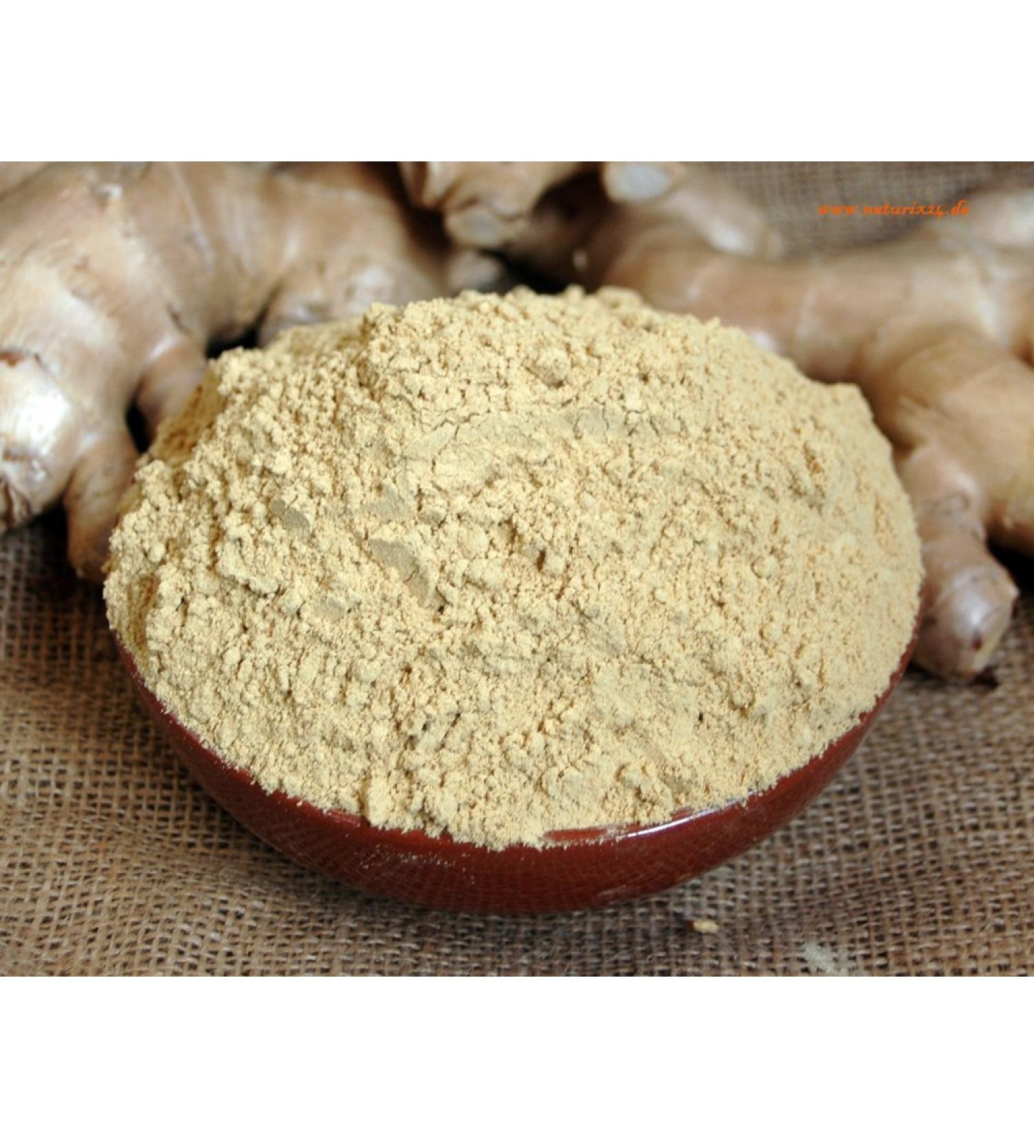 Naturix24 Ginger Powder 1kg - Premium Quality Ginger for Cooking & Health | International Shipping Available - Buy Online on GoSupps.com