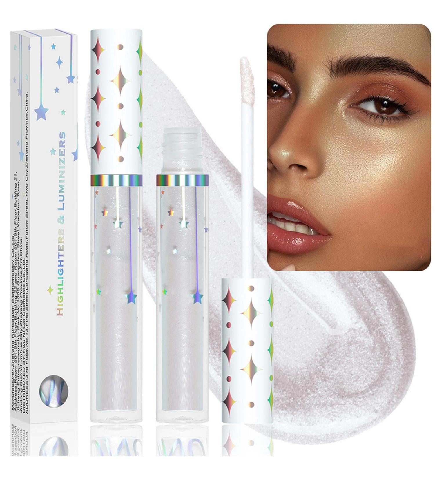 Liquid Facial Highlighter Liquid Highlighter | Glow Enhancer Illumination Glow Drops Waterproof Liquid Highlighter Drops Long Lasting for Face 03# 1 count (Pack of 1) - Buy Online on GoSupps.com