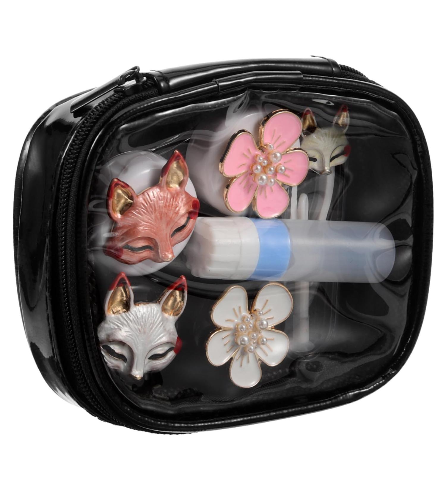Gatuida Decorative Contact Lens Storage Box - Contact Case & Remover Tools | Miss Blitz Plastic | International Shipping Available - Buy Online on GoSupps.com