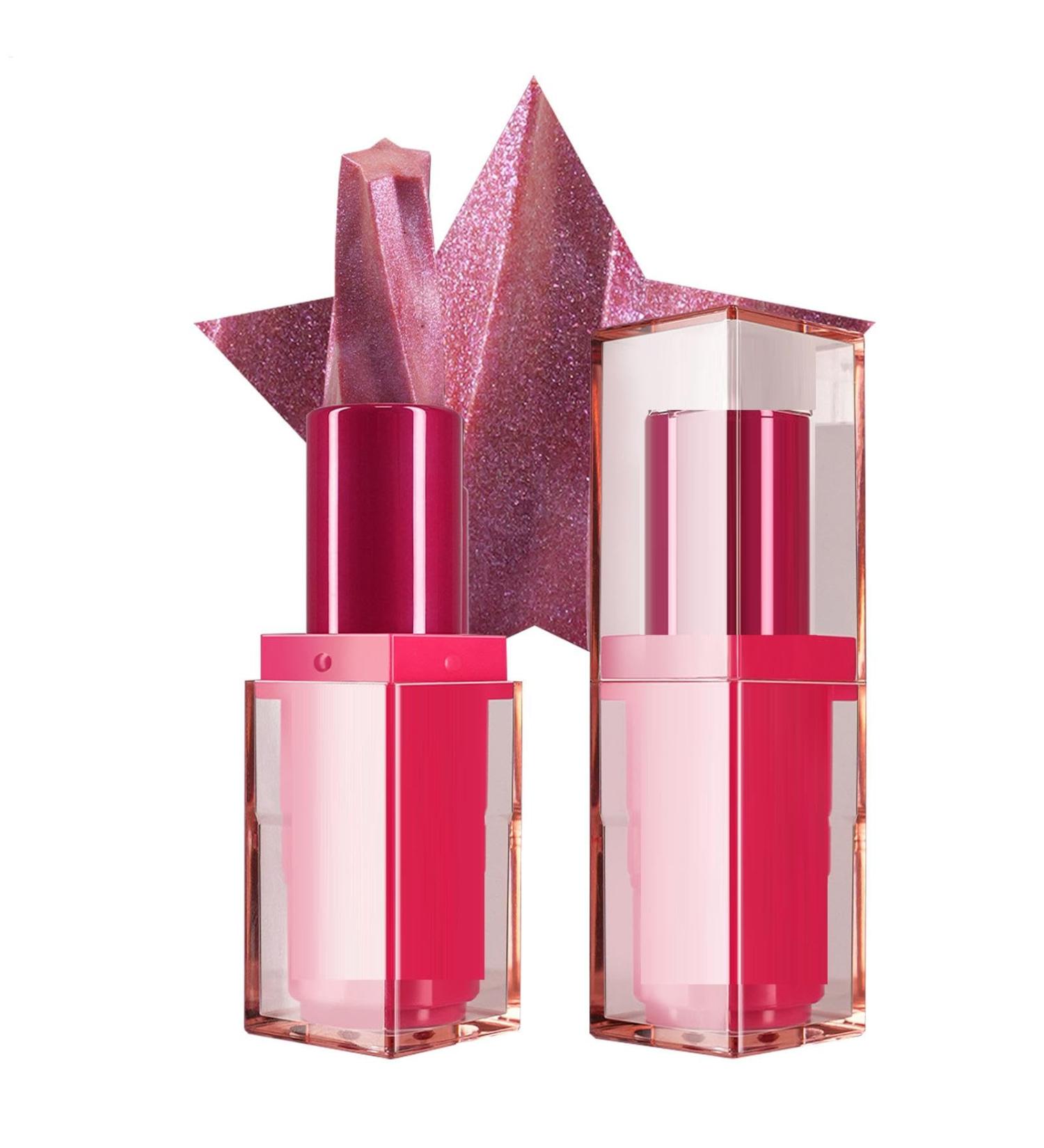  gafdu Long-lasting glitter lipstick glitter lipstick for women | Moisturizing lip balm shimmering lip balm waterproof cosmetics long-lasting for women and girls - Buy Online on GoSupps.com
