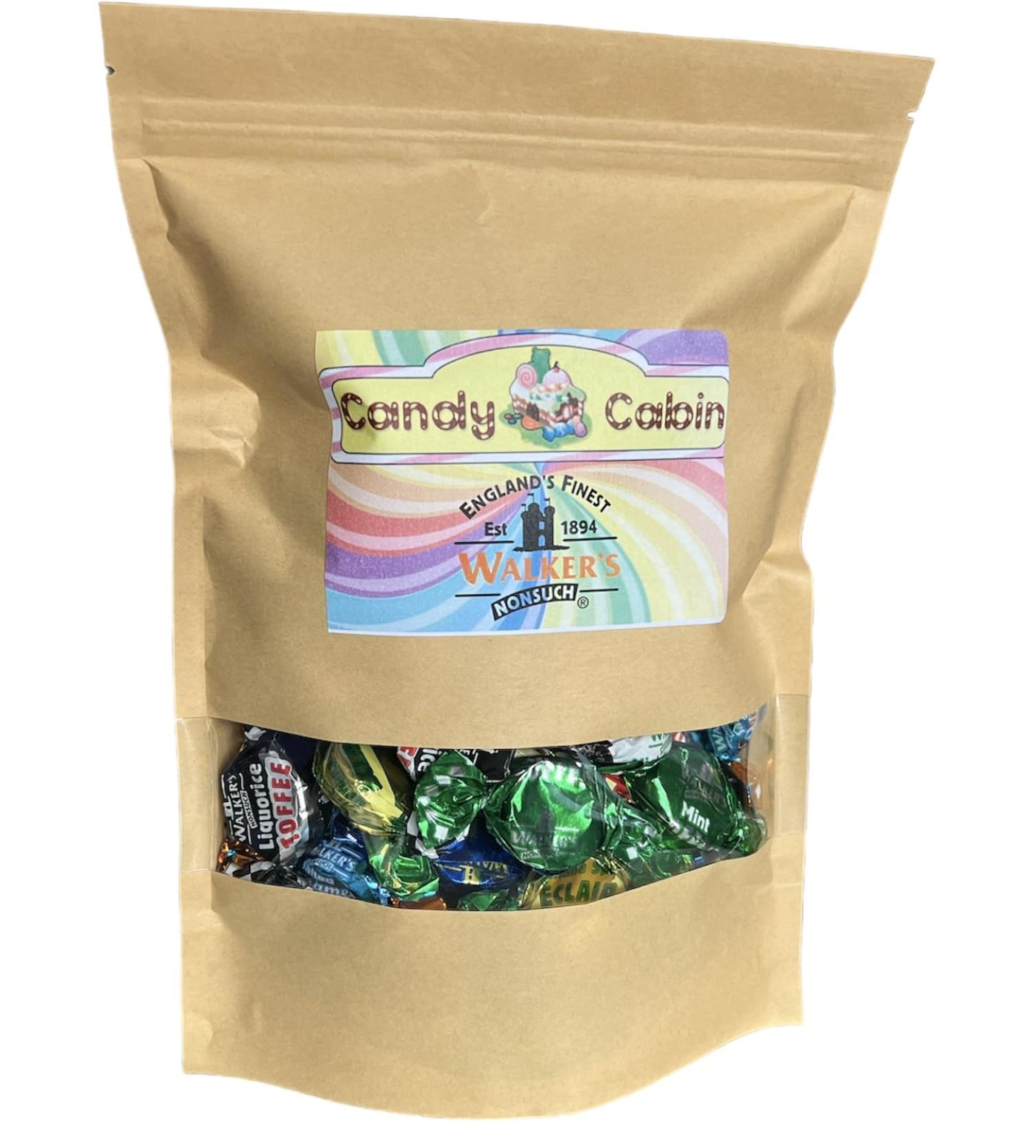 Toffee Pouch Vegetarian Gluten Free Sweet Candy Personalised Gift Bag Resealable