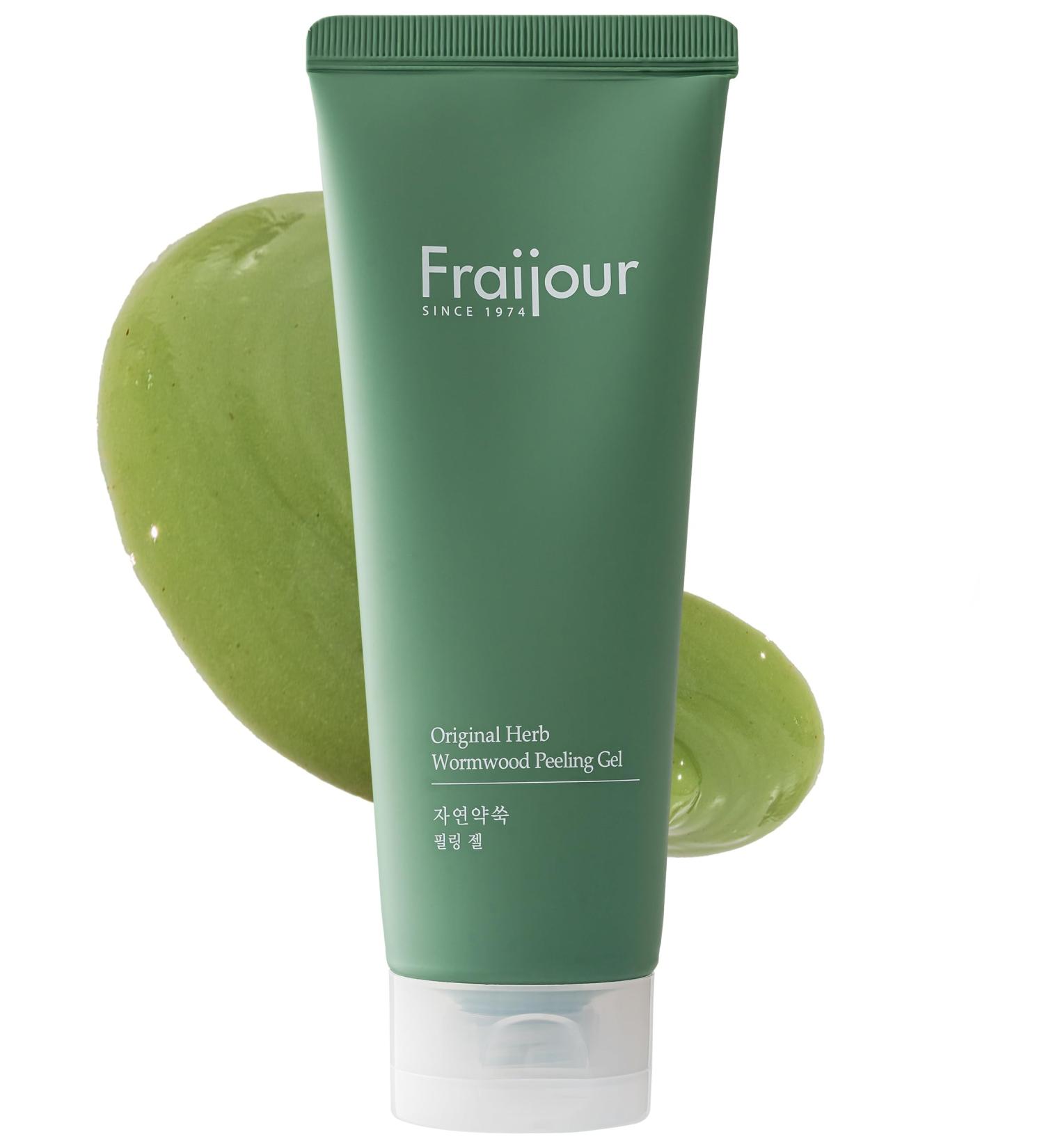 Fraijour Herb Wormwood Peeling Gel Korean Double Exfoliating Gel for Dull Clogged Skin Papaya & Cellulose Antioxidant-Rich Gentle Physical & Enzymatic Exfoliation 5.07 fl.oz. - Buy Online on GoSupps.com