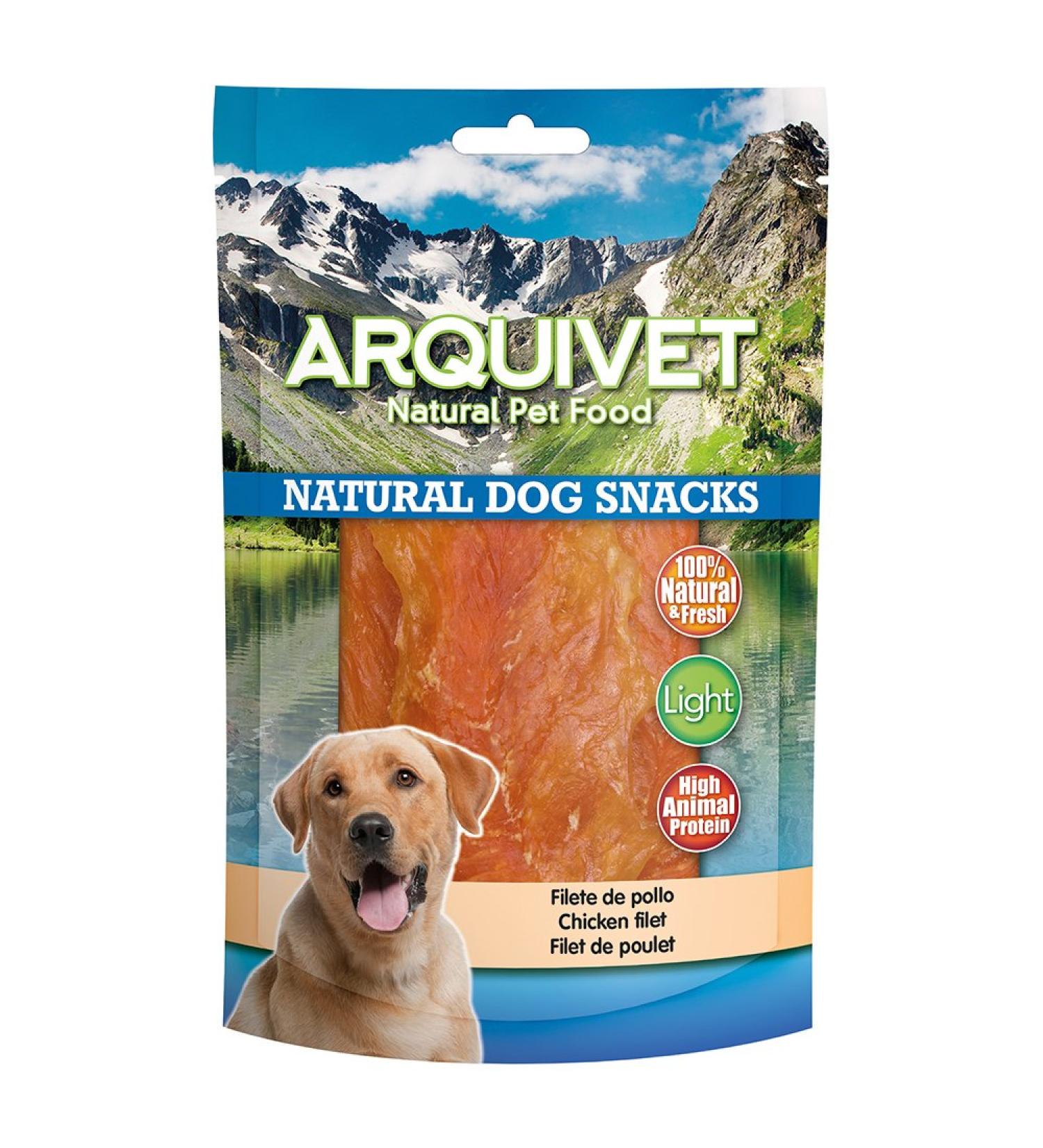 ARQUIVET Chicken fillet 100 g - 100% natural snacks for dogs - Buy Online on GoSupps.com