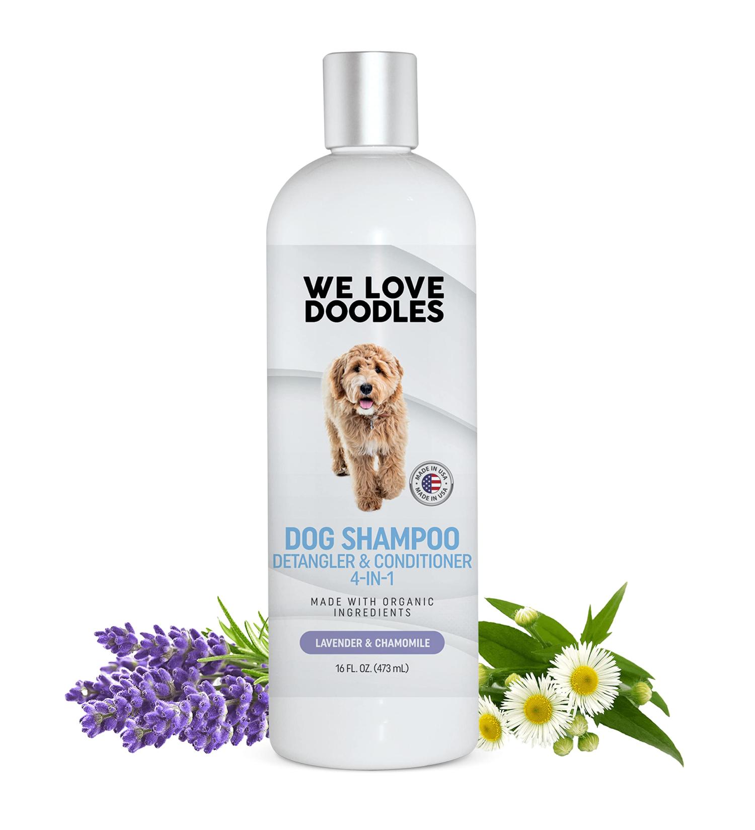 We Love Doodles Dog Shampoo & Conditioner - Best for Goldendoodles - Organic Lavender Scent - Moisturizing & Gentle for Puppies - Buy Online on GoSupps.com