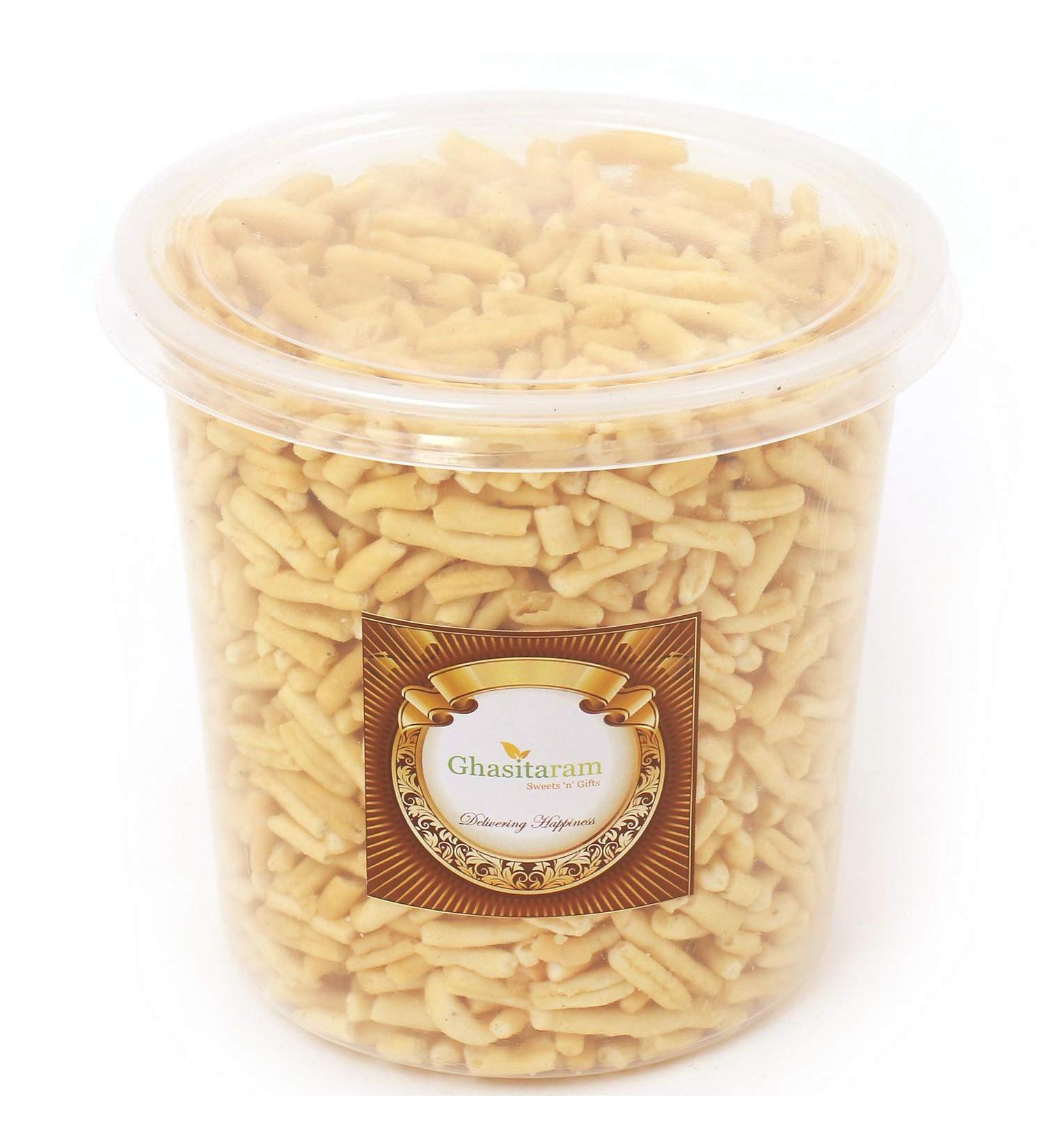 Ghasitaram Gifts Ghatia 400 GMS |Diwali Holi Rakhi Valentine Christmas Birthday Anniversary Gift for Her Him Mothers Day Fathers Day| - Buy Online on GoSupps.com