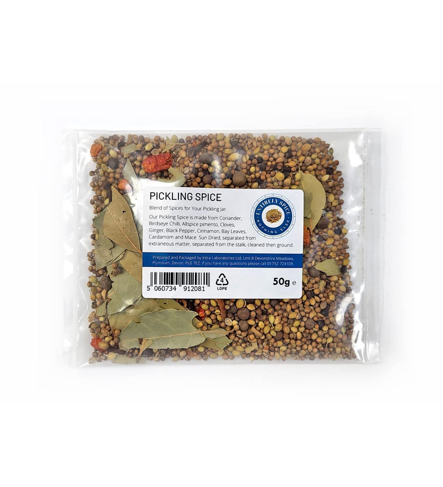 Premium Quality 50g Pickling Spice - Food Grade Ingredients - 1 Pack - Buy Online on GoSupps.com