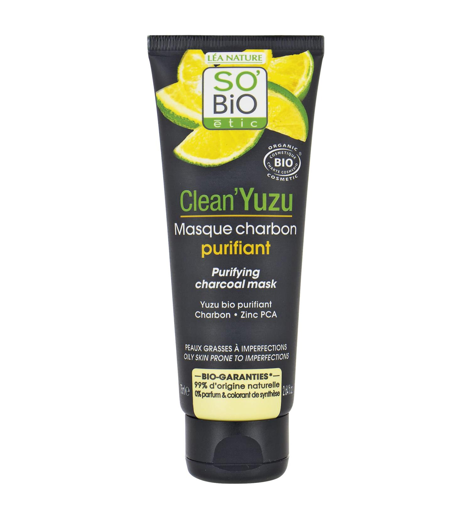 CLEAN YAZU PURIF CARBON CLEAN YUZU 75ml SO Facial Mask - Buy Online on GoSupps.com