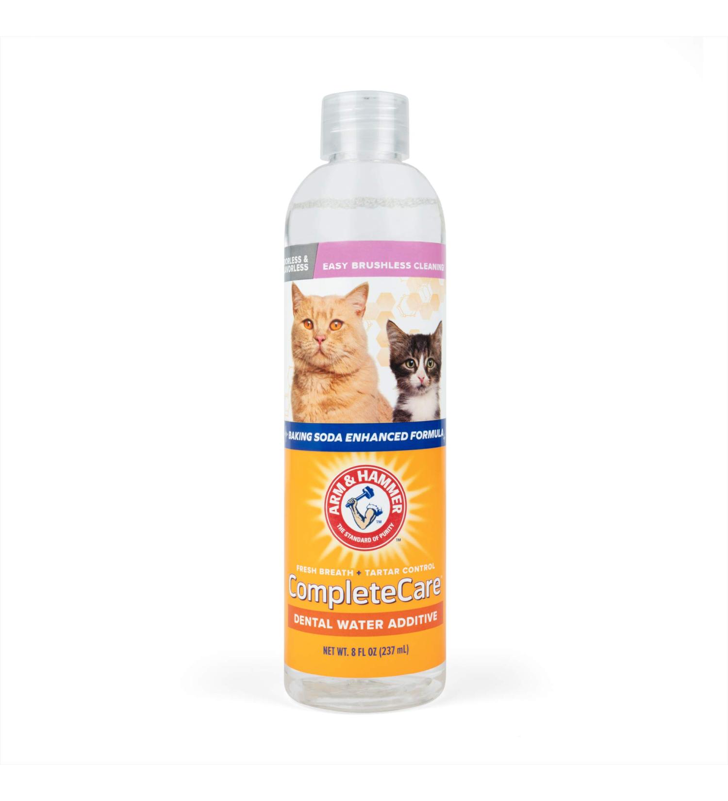Arm & Hammer Complete Care Dental Water Additive for Dogs and Cats - Fresh Dog Mouth Wash & Cat Dental Rinse - Buy Online on GoSupps.com