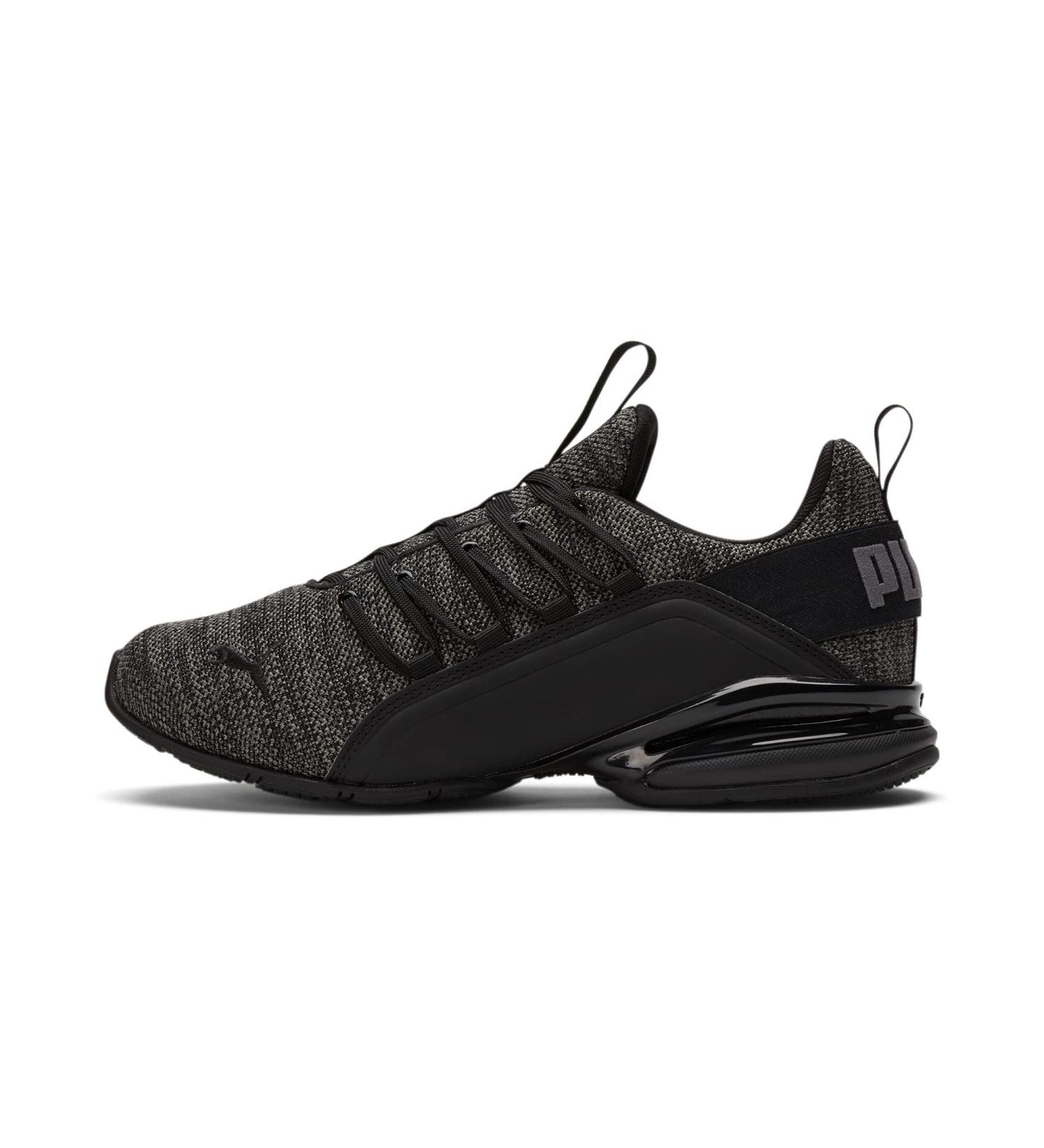 PUMA Men's Axelion Winter Running Shoe 9.5 - Black/Castlerock - Buy Online on GoSupps.com
