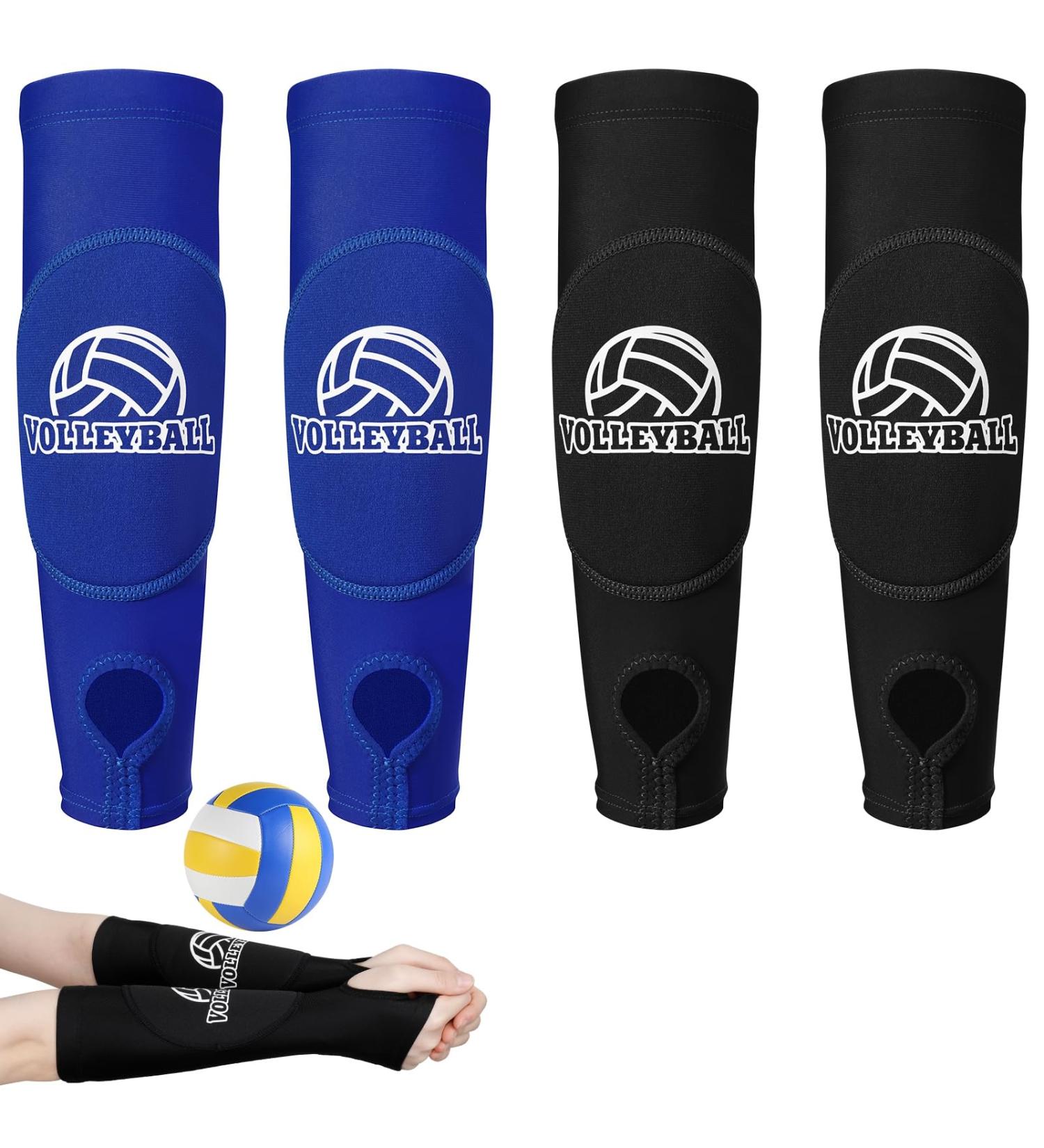 Jostift Volleyball Arm Sleeves for Youth - 2 Pairs of Protective Forearm Shears with Thumb Hole | Ideal Training Equipment for Kids - Buy Online on GoSupps.com