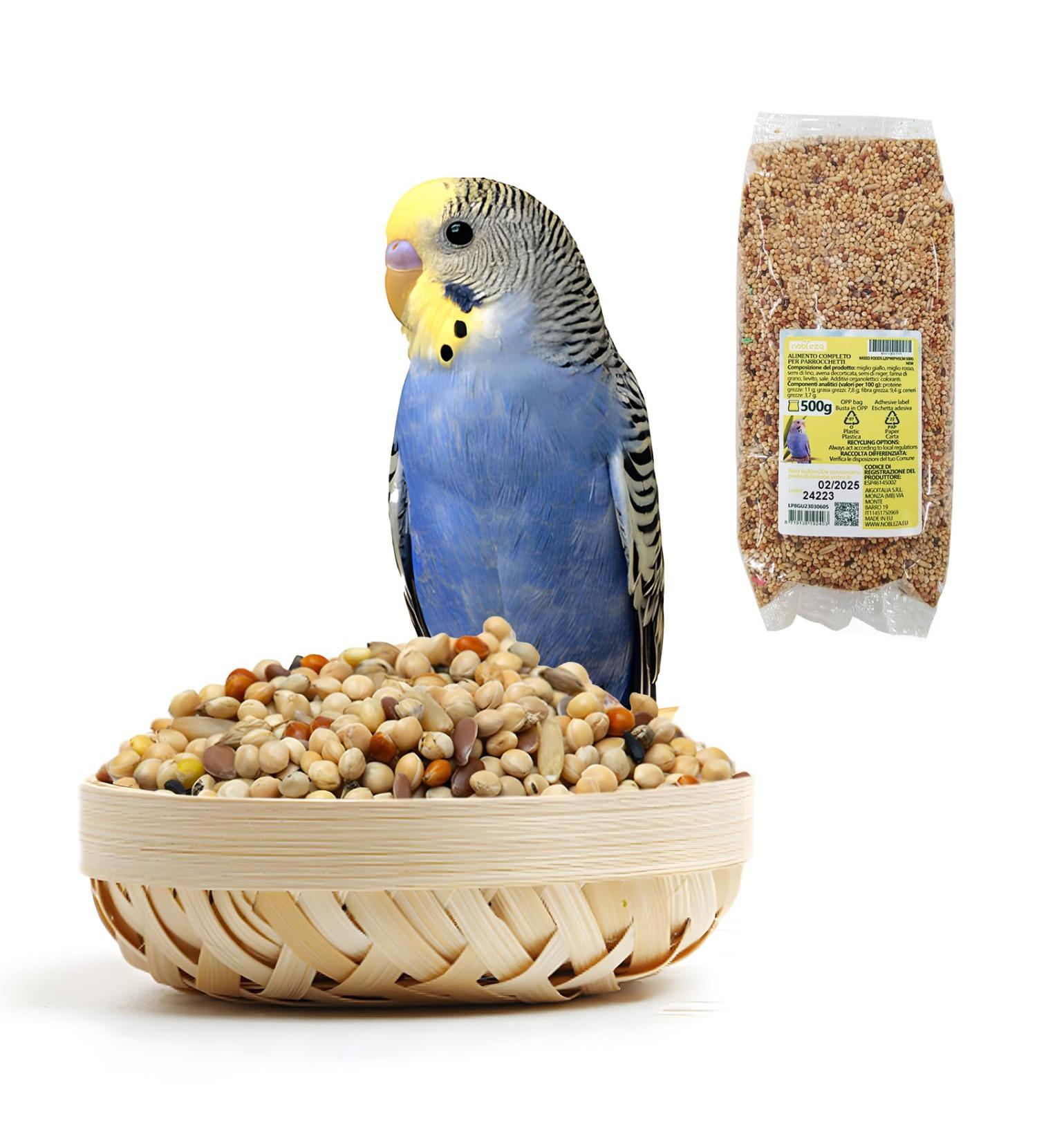 Nobleza - (500g) Parakeet Food Premium Bird Seeds Tasty Bird Food - Buy Online on GoSupps.com