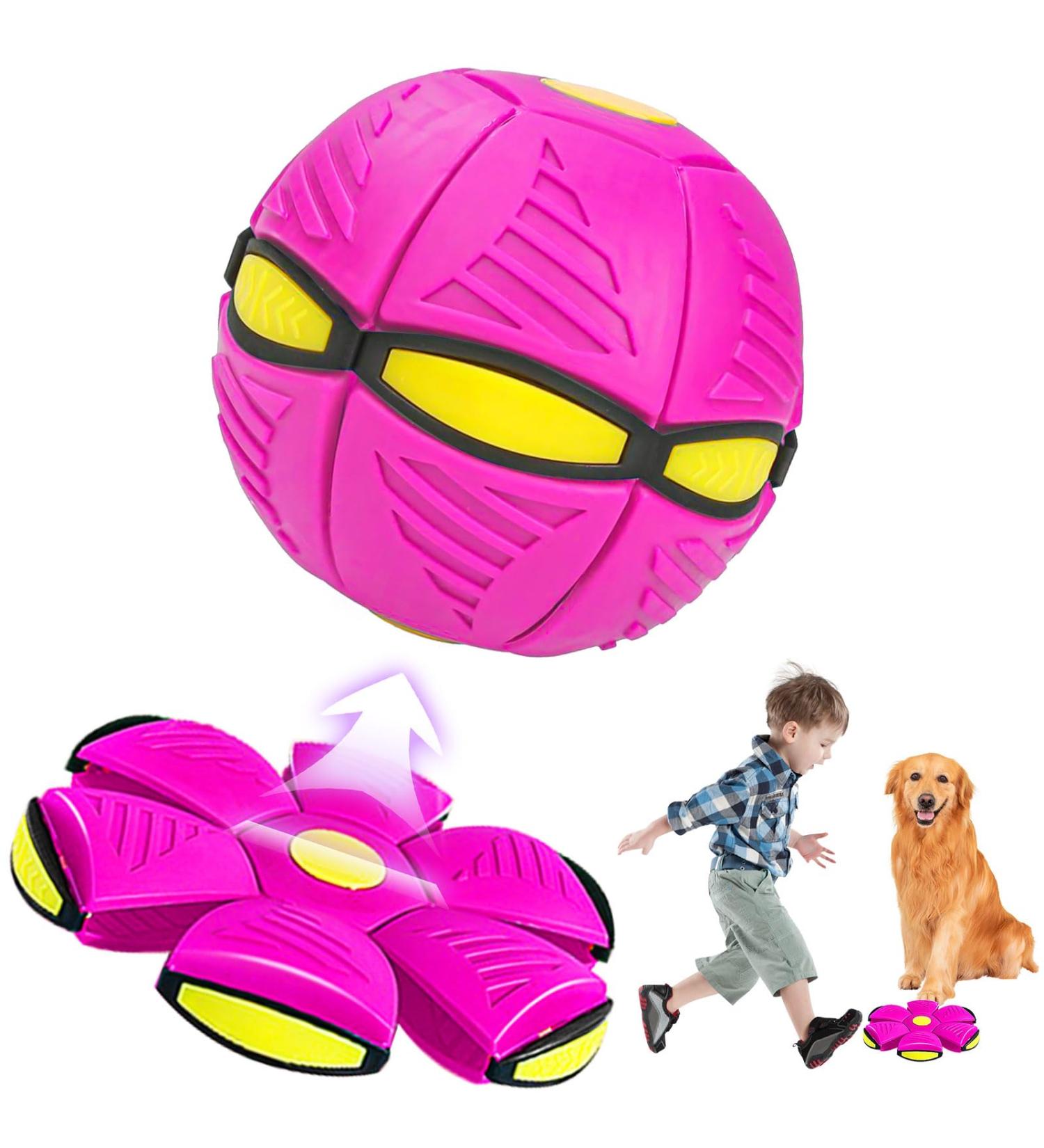 Vnklomes Flying Saucer Ball for Dogs - Interactive Frisbee Toy for Training & Play | Best Dog Toy for Fun & Exercise - Buy Online on GoSupps.com