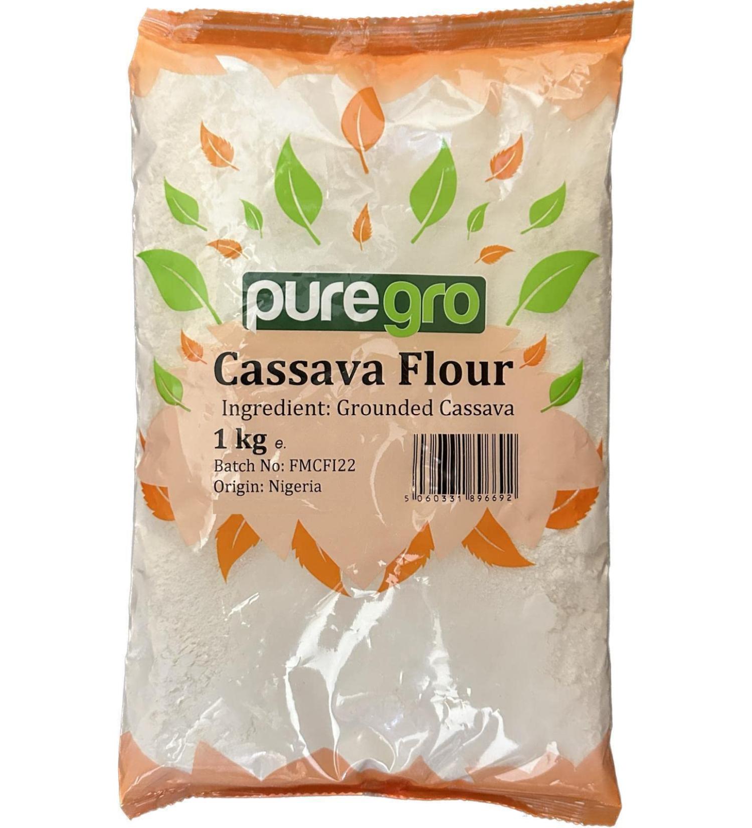 Puregro Cassava Flour 1kg Pack of 1