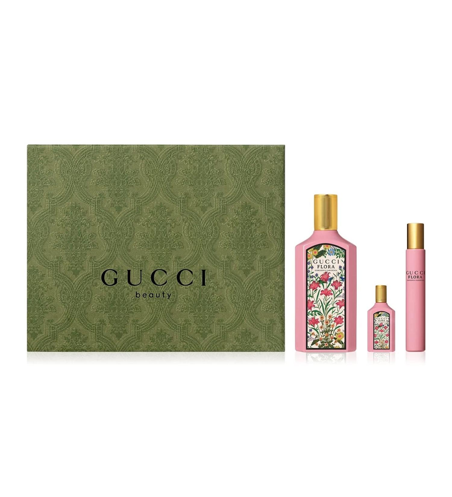 Gucci Flora Gorgeous Gardenia 3 Piece Gift Set Eau de Parfum for Women Floral 3.71 Fl Oz (Pack of 1) - Buy Online on GoSupps.com