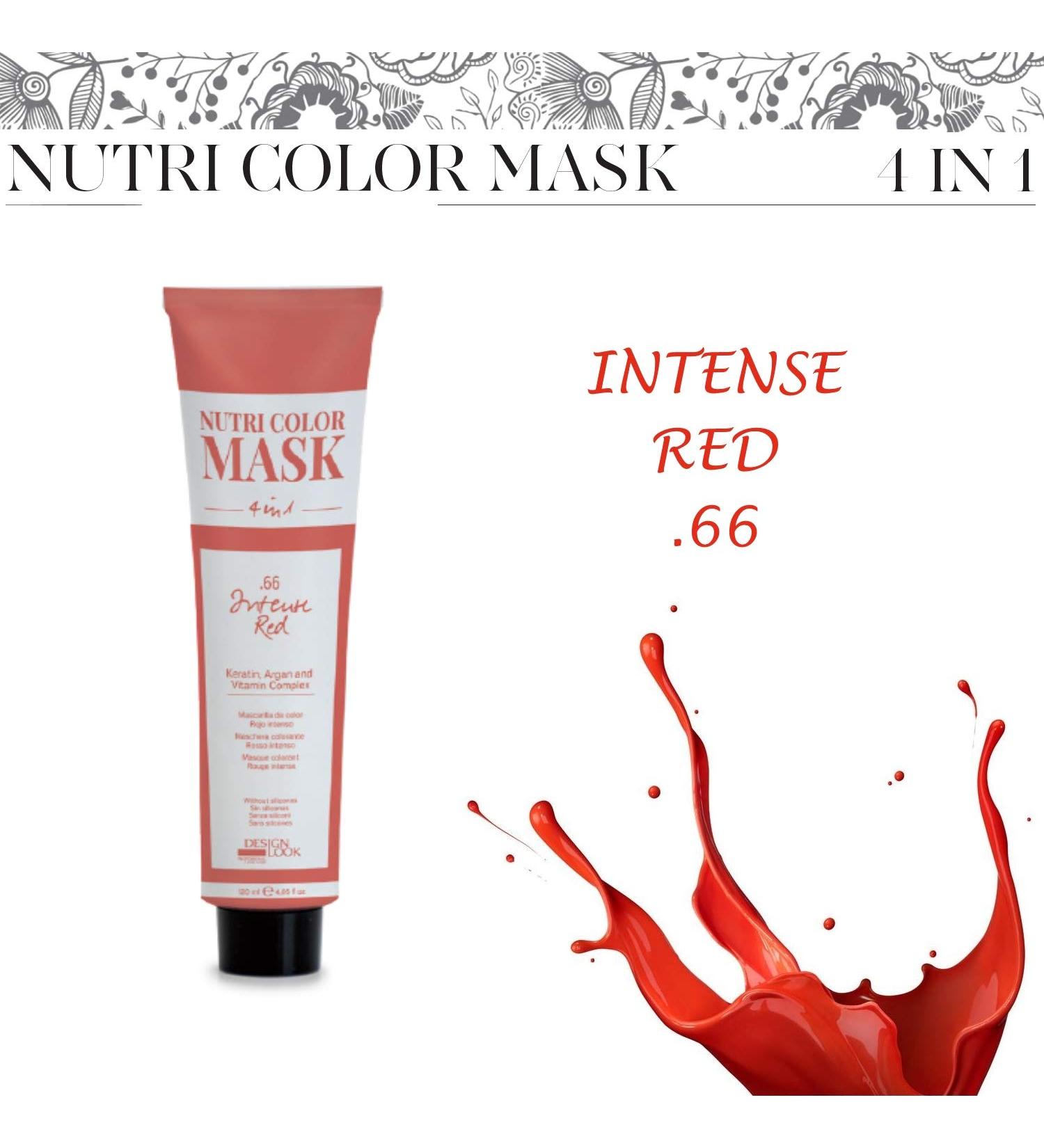 DESIGN LOOK NUTRI Color Mask 4-in-1 Intense Red 120 ml unique standard