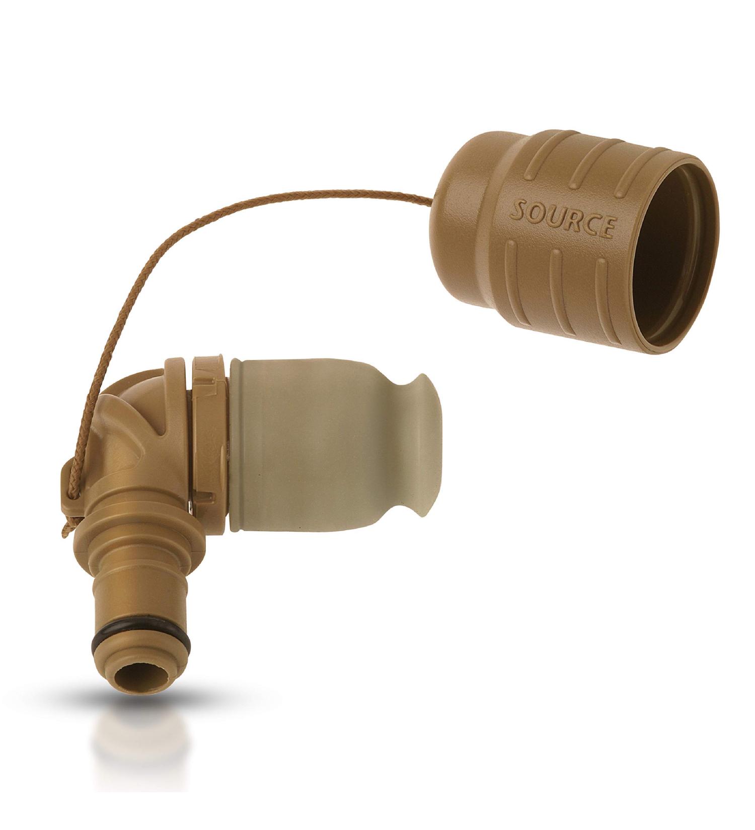 SOURCE Outdoor Helix Valve Kit - High-Flow Bite Valve for Full Flow - QMT Quick Connect Mechanism - Dirt Shield - Coyote - Buy Online on GoSupps.com