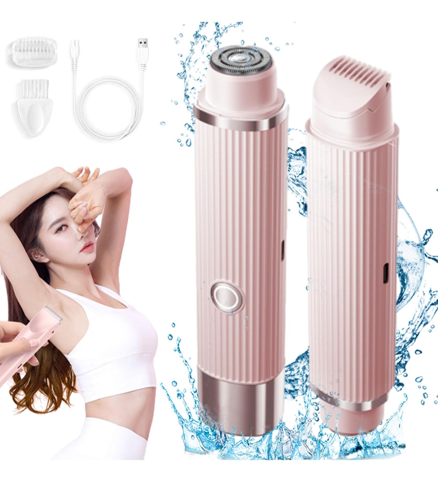 Duskofficial Razor Duskofficial The Glide Pro 3.0 Premium Shaver Wet Dry Razor Electric Double Head 2 In 1 Portable Electric Shaver Razors Ipx7 Waterproof and Rechargeable (Style B Pink) Style B Pink - Buy Online on GoSupps.com