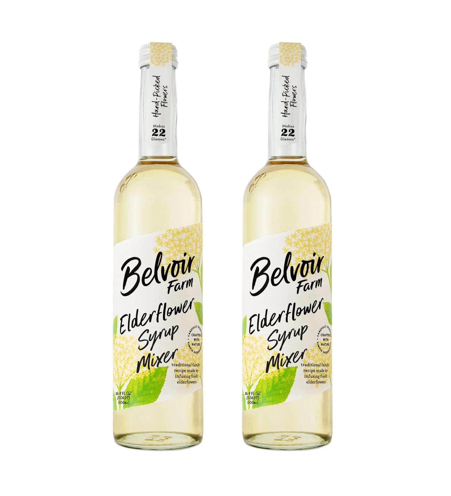 Belvoir Fruit Farms Elderflower Cordial (500ml) - Paquet de 2 - Buy Online on GoSupps.com