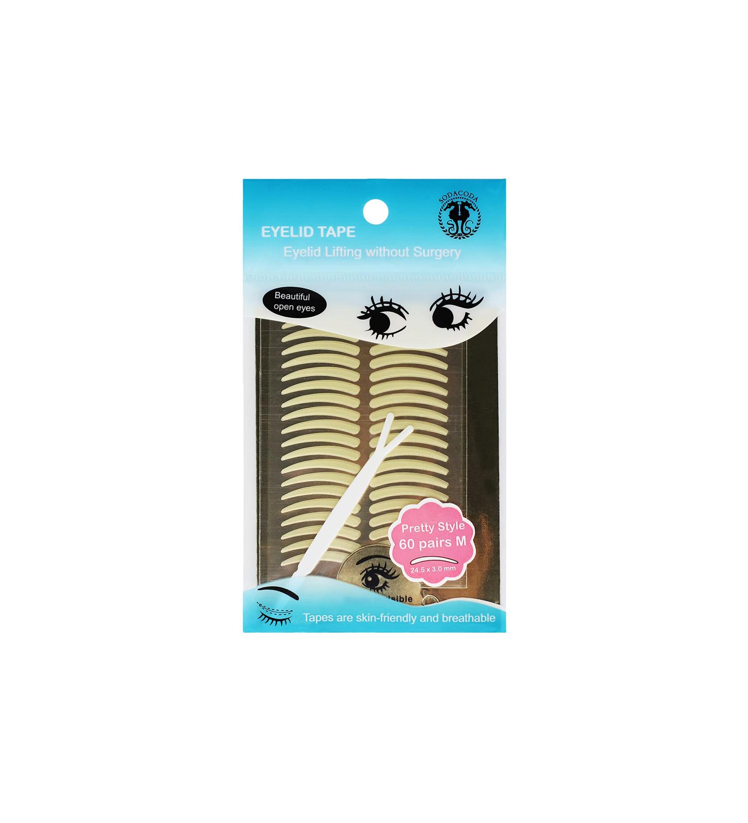 Foli Schluepflid Tape - Eye Lifting Lid Stickers for Beautiful Open Eyes | 60 Pairs (Sizes: S M L) - Perfect for Women and Girls - Buy Online on GoSupps.com