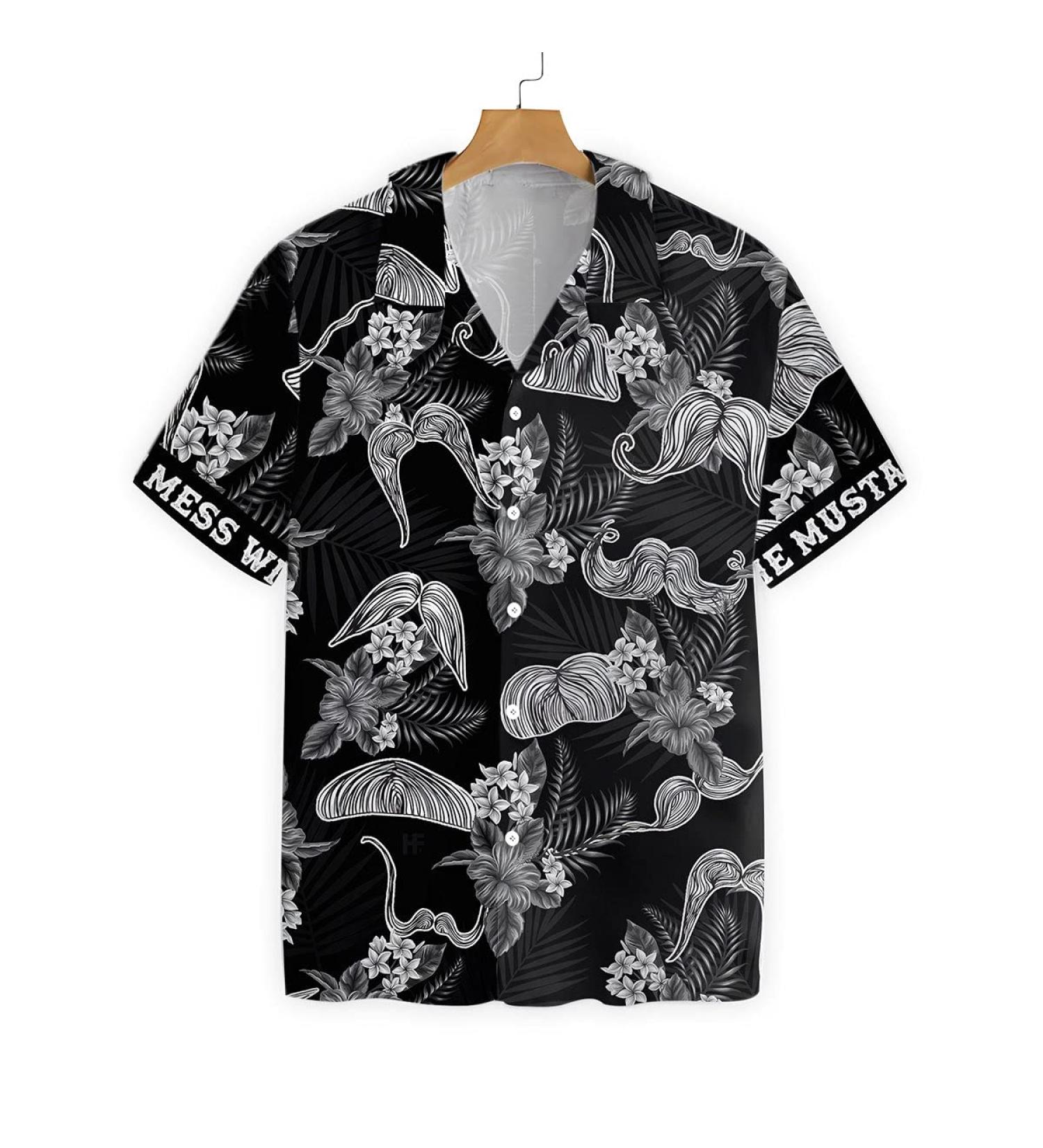 HYPERFAVOR Tropical Barber Shirts for Men- Casual Short Sleeve Barber Shirt Men- Unique Barber Hawaiian Shirts for Men 4X-Large V1 - Buy Online on GoSupps.com