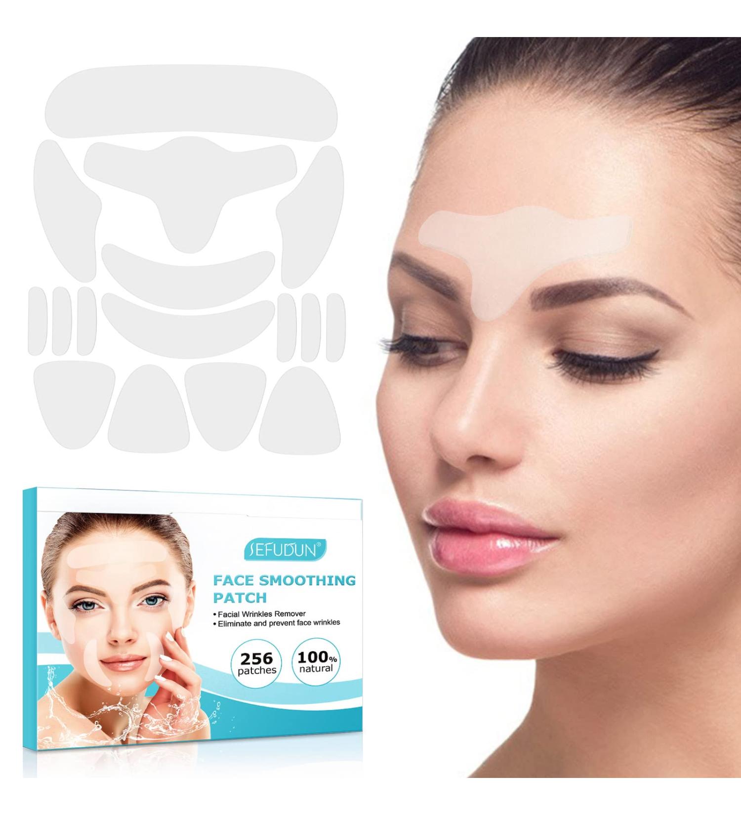 Silicone Forehead Wrinkle Patches 256Patches Anti-Wrinkle & Fine Line Patches to Smooth Face Eye Smile Frowns Wrinkle Facial Patches Overnight - Buy Online on GoSupps.com