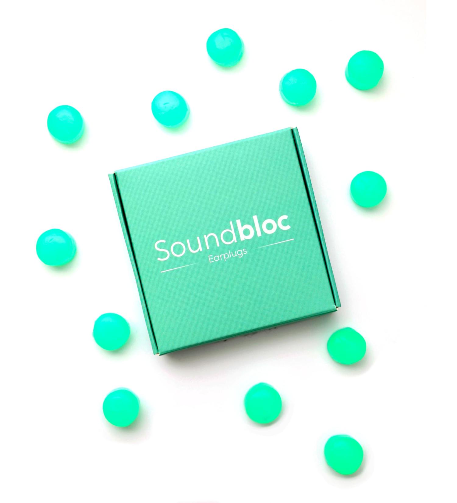 Buy Aurora Silicone Ear Plugs Soundbloc - 6 Pairs for Sleep | Moldable Soft Reusable Noise Reduction Earplugs (Size S/M) - International Shipping Available - Buy Online on GoSupps.com
