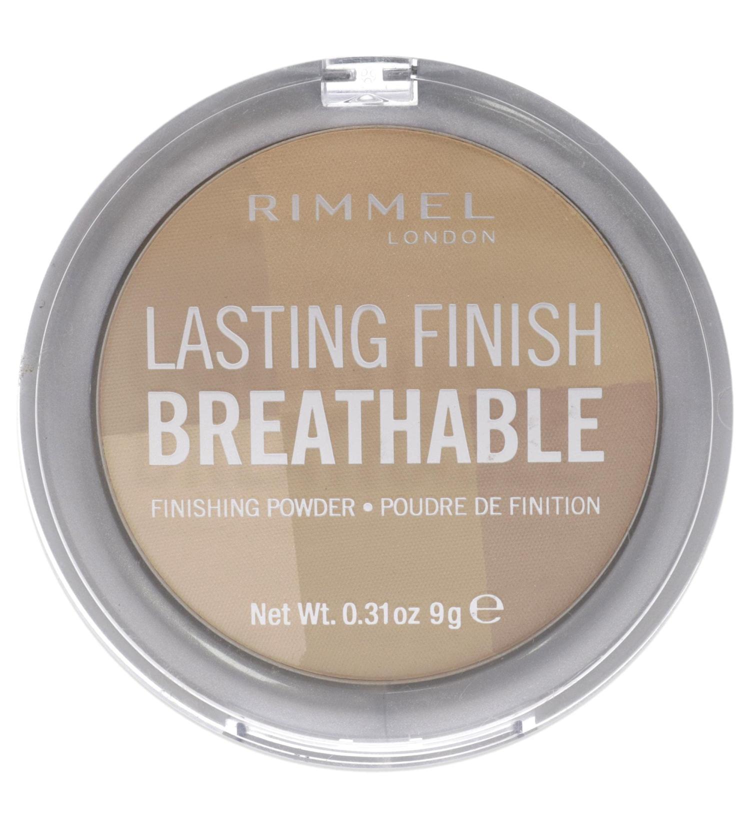 Rimmel London Lasting Finish Breathable Finishing Powder - 001 Ivory 0.31 oz - Women's Makeup - Buy Online on GoSupps.com