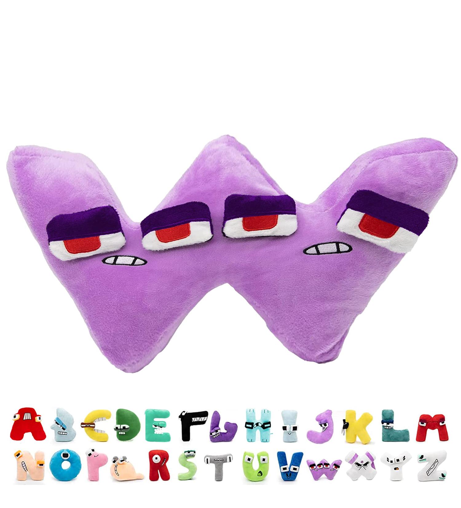 EAQ Alphabet Lore Plush Stuffed Dolls - Educational Letter Toys for Kids & Adults | Family Christmas Thanksgiving Birthday Easter Gift (W) - Buy Online on GoSupps.com