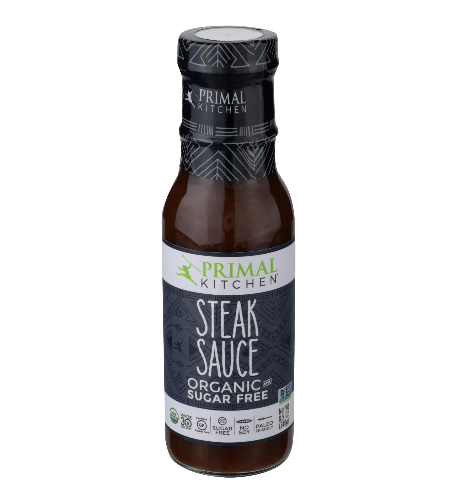 Primal Kitchen Organic Steak Sauce & Marinade 8.5 oz - Shop Now! - Buy Online on GoSupps.com