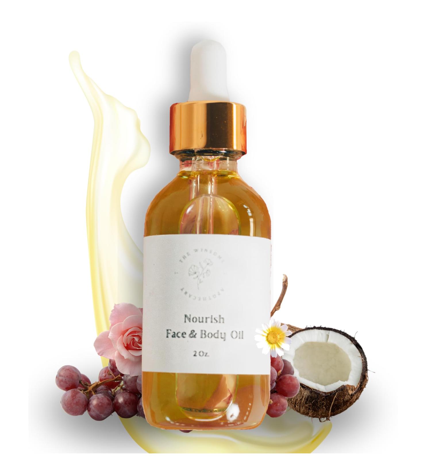 Nourishing Organic Facial & Body Oils for Dry Skin | Lightweight Grapeseed Moisturizer for Women - Buy Online on GoSupps.com