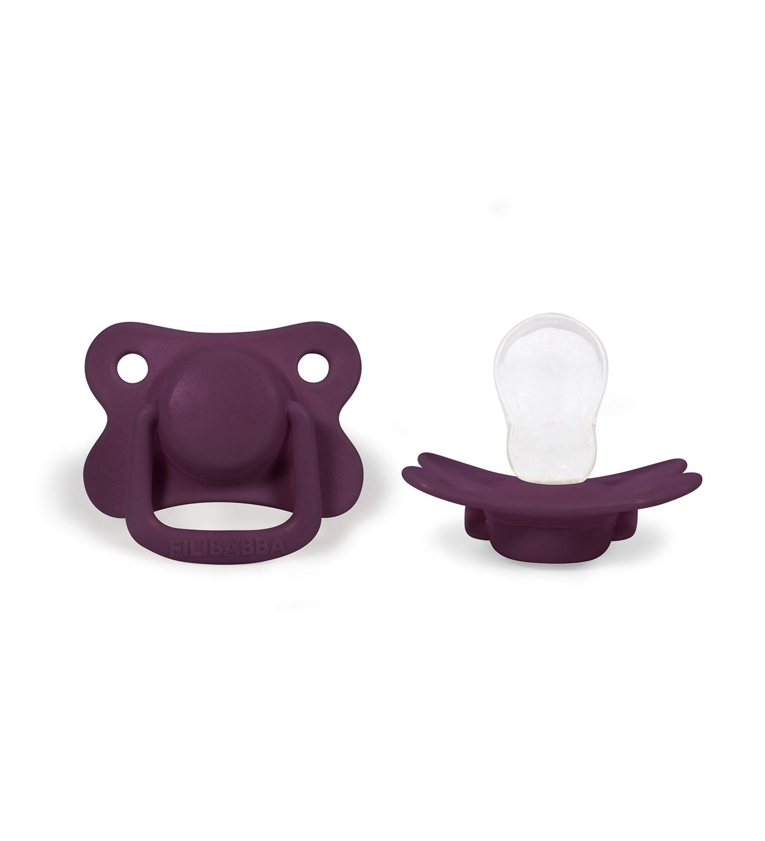 Filibabba Silicone Baby Pacifier Set | 2 Pieces with Box | Danish Design | Matt Colors | 6+ Months - Buy Now! - Buy Online on GoSupps.com